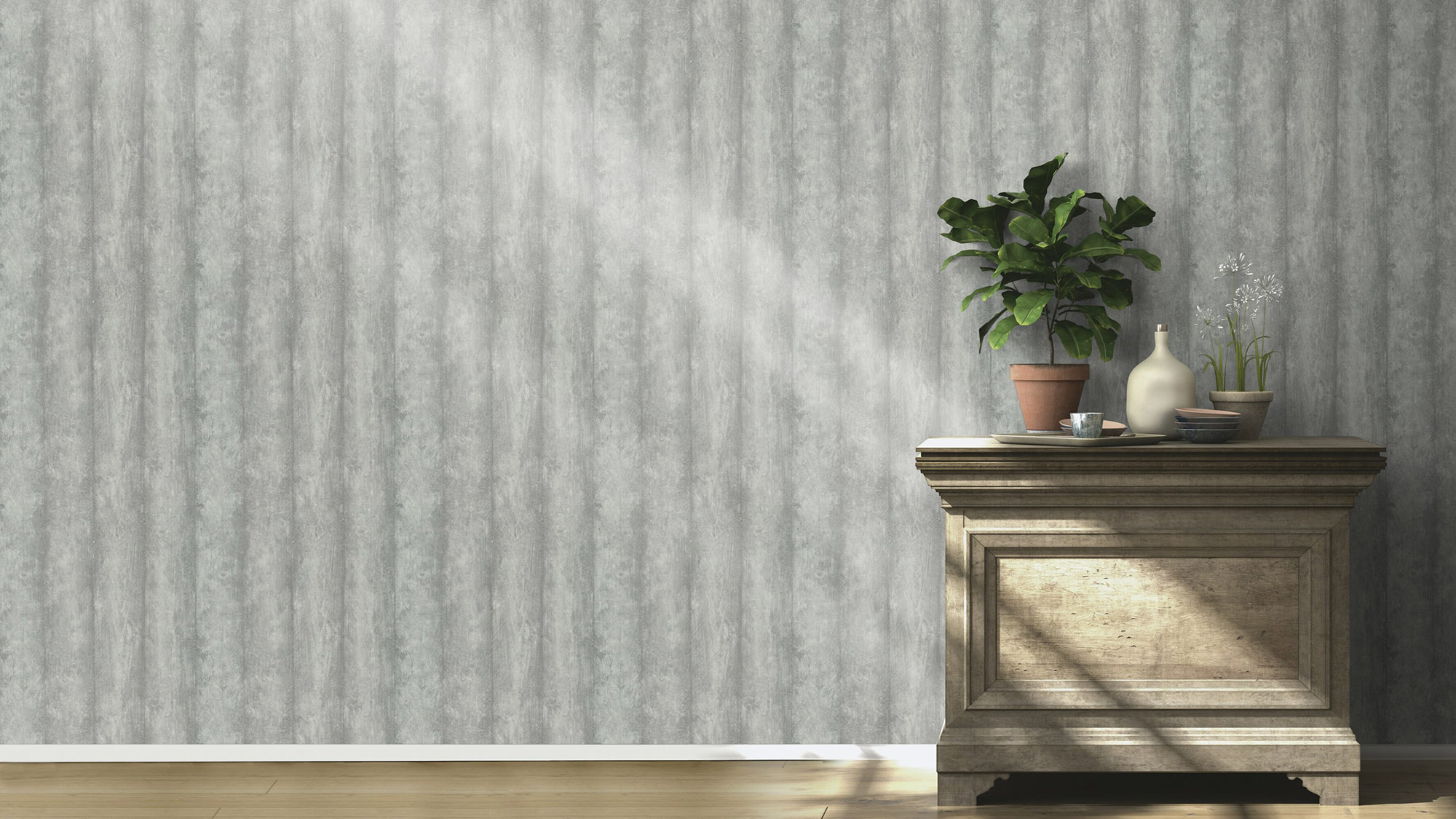 Rasch Vliestapete Factory IV Beton Bretter 429435