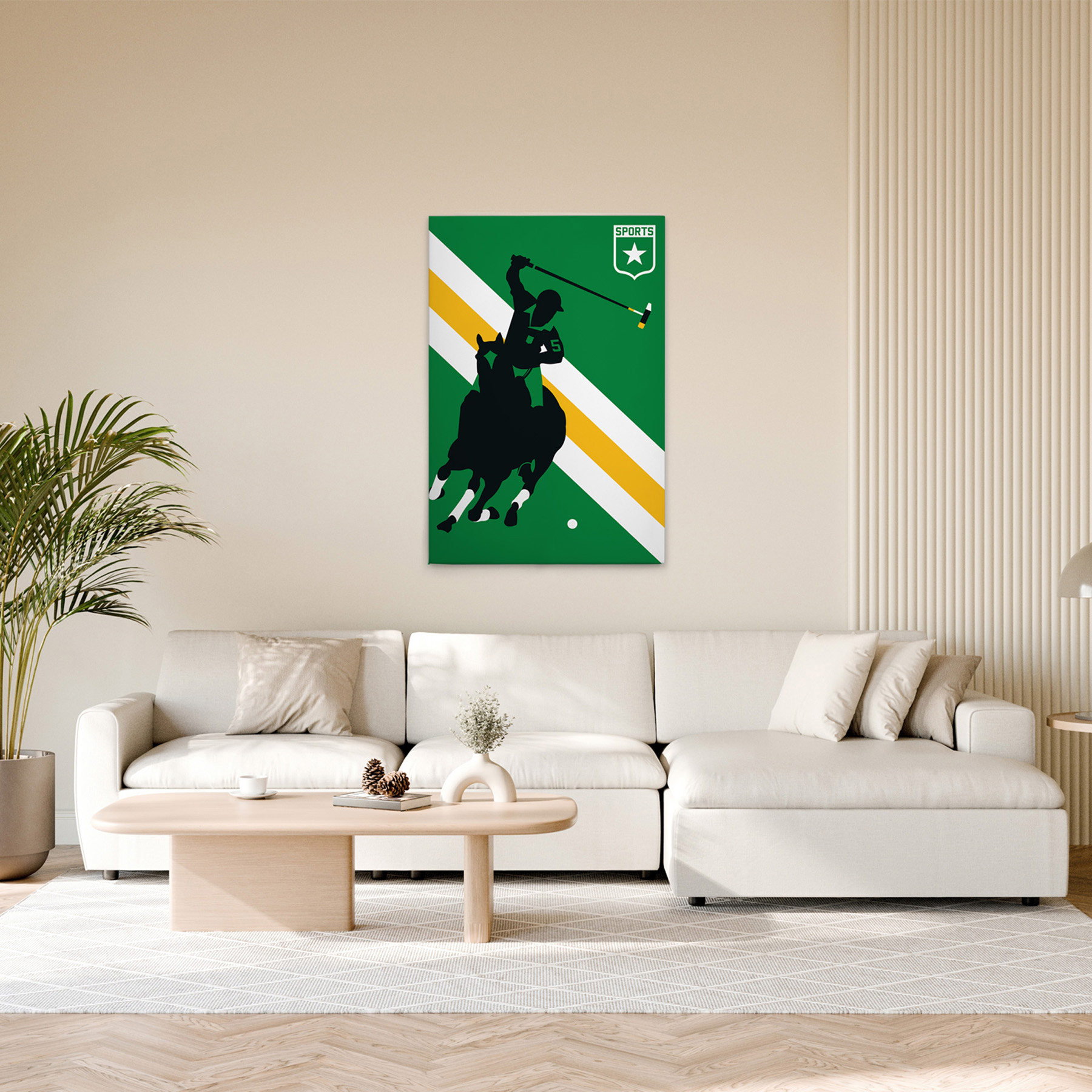 AS Leinwandbild HorsePolo DD131966