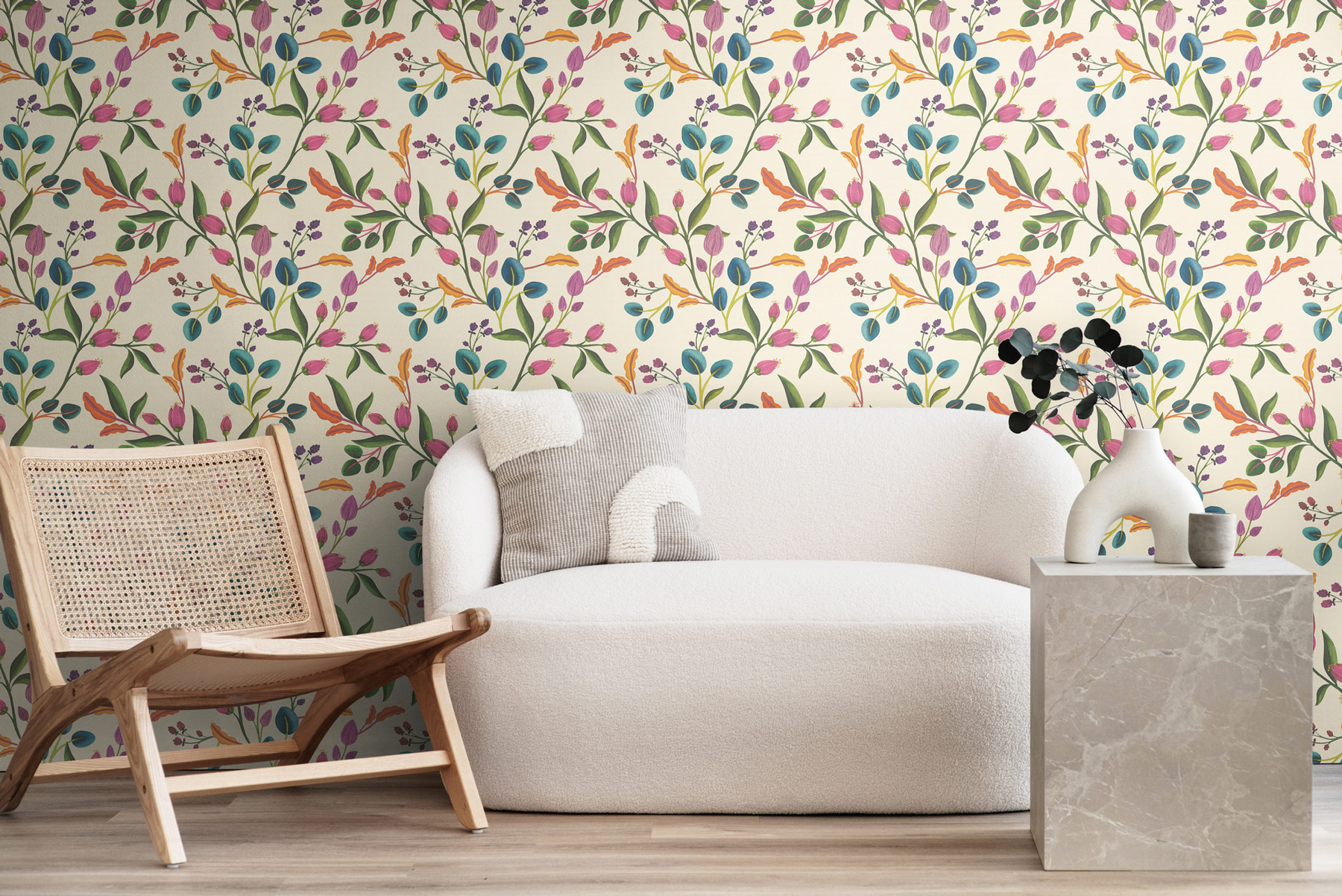 AS Vliestapete Anna d'Andrea Floral Bunt 782111