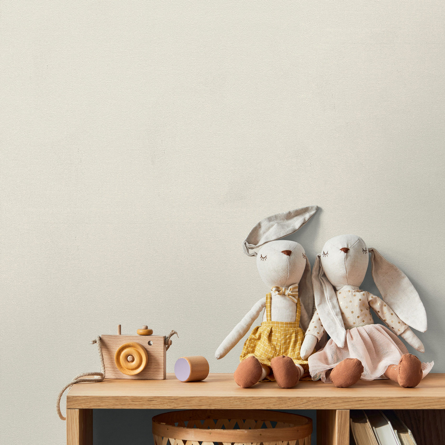 AS Vliestapete Kids Studio Unitapete Grau 397782