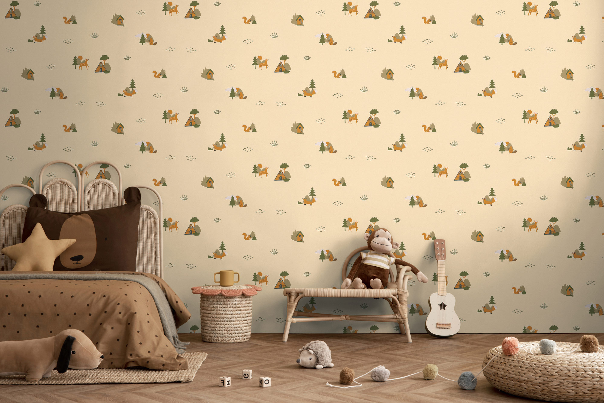AS Vliestapete Kids Studio Kinderzimmertapete Beige 792582