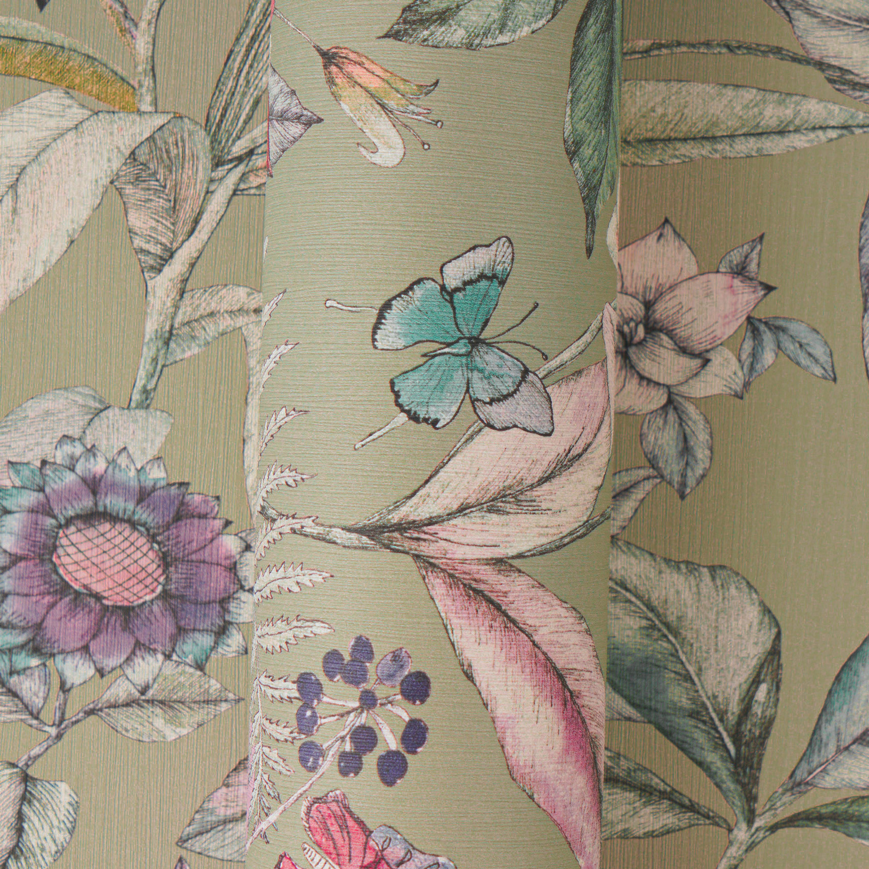 AS Vliestapete PintWalls 3 Floral Grün 791873