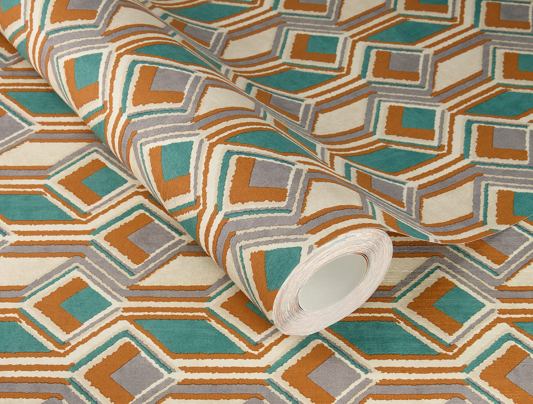 Rasch Vliestapete Indian Style Grafisch Rauten 746525