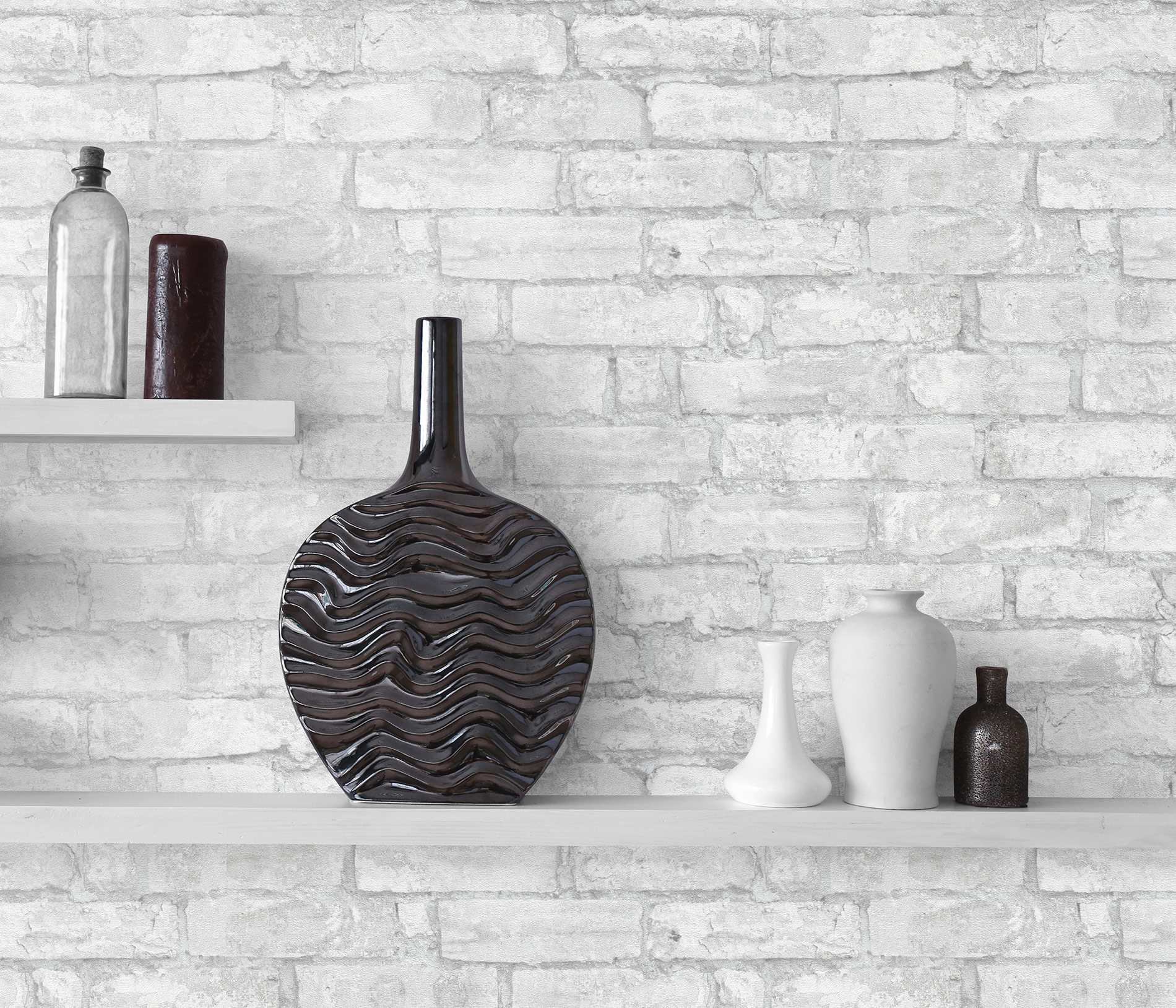 Erismann Vliestapete Imitations 2 grau Steinoptik 631810