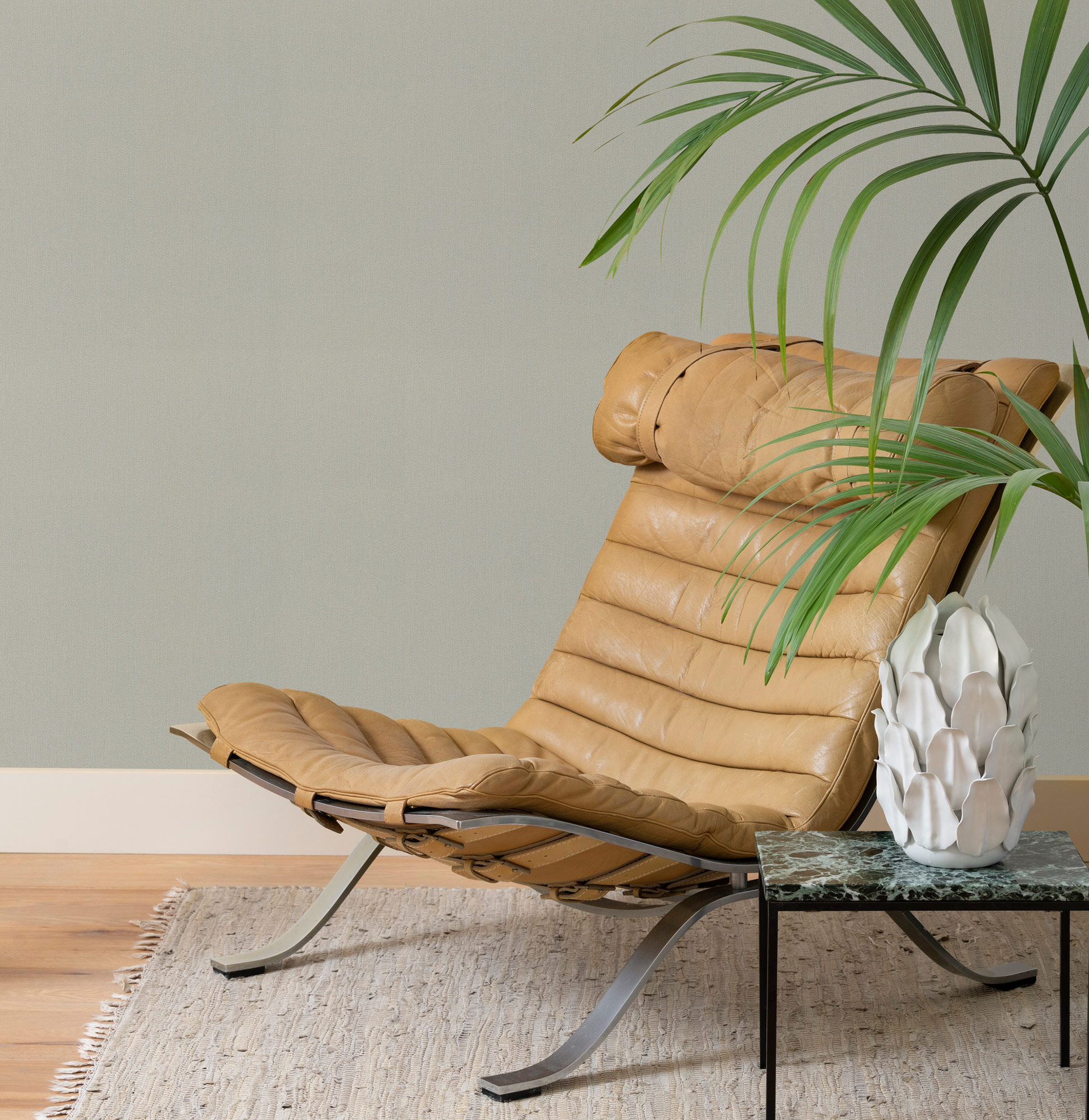 Rasch Vliestapete Amara Grün-Grüngrau 720549