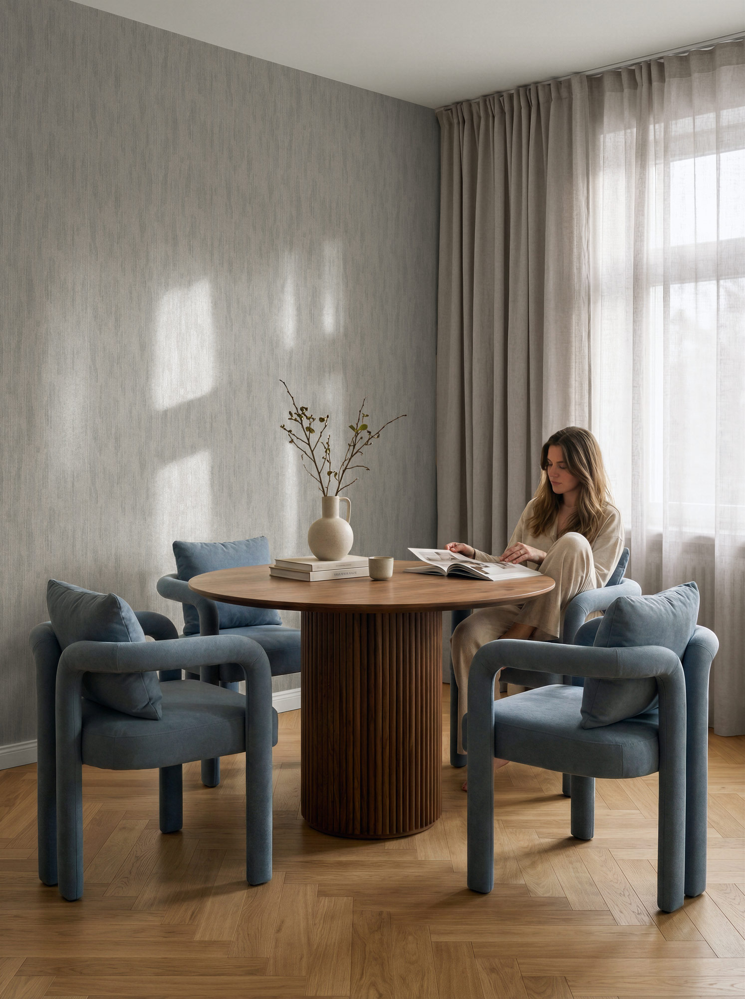AS Vliestapete Trend Spectrum Strukturtapete Grau 792322