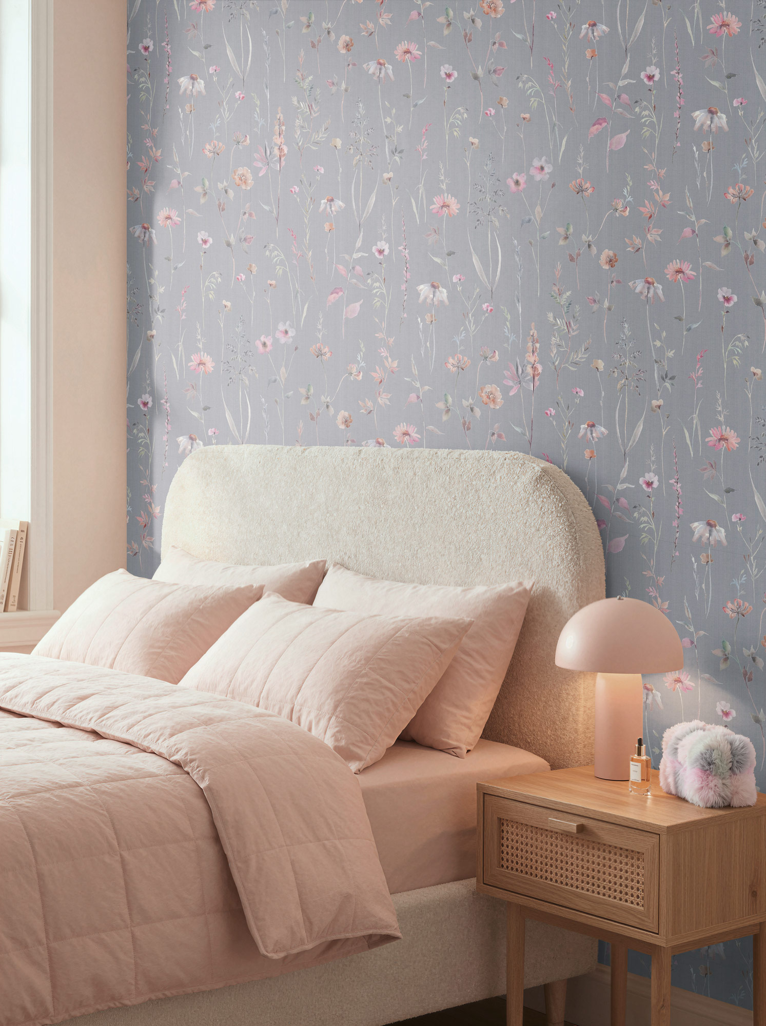AS Vliestapete Trend Spectrum Blumentapete Grau 792372