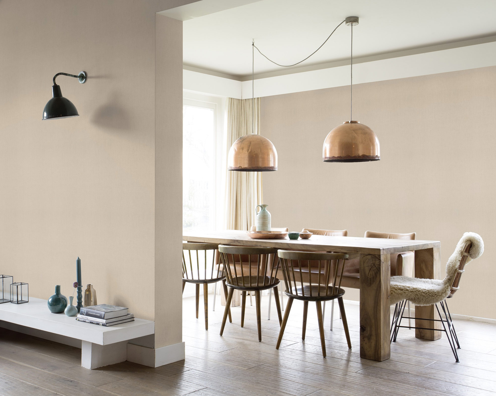 Rasch Vliestapete Florentine 4 Leinenoptik 484540