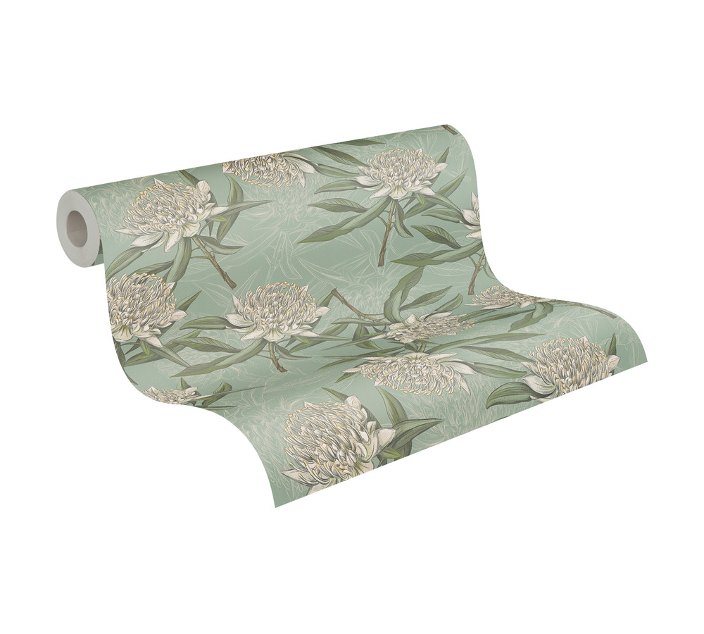 Livingwalls Vliestapete Drawn Into Nature Floral 394322