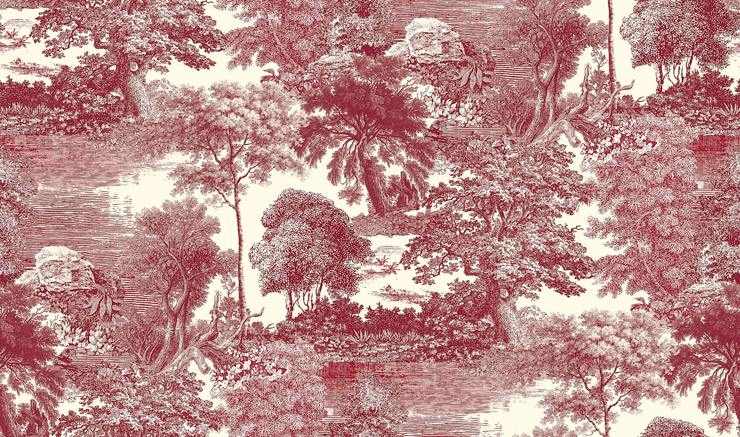 Masureel Fototapete Amazone Salcey Burgundy DGSAL1051260