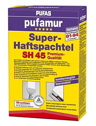 PUFAS pufamur Super-Haftspachtel SH 45 premium | 2 kg