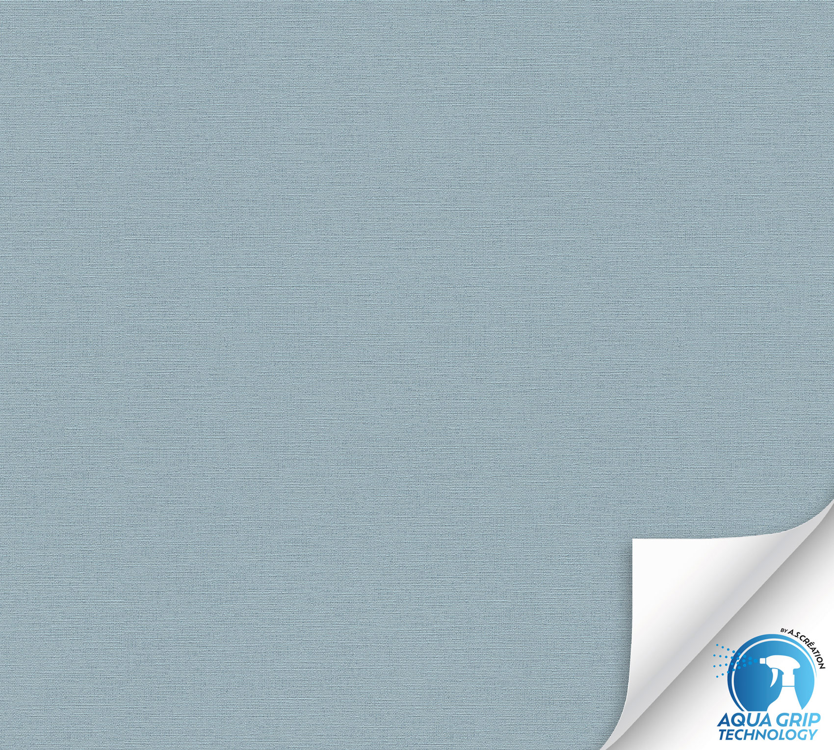 AS Vliestapete WOW Designdrop Unitapete Blau 785753