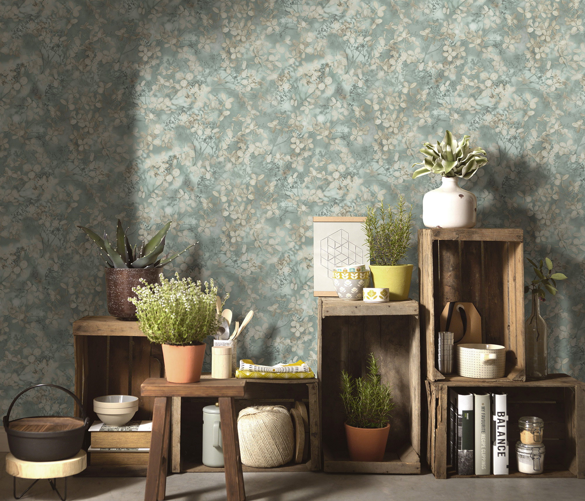 Erismann Vliestapete Play of light grün 1041507