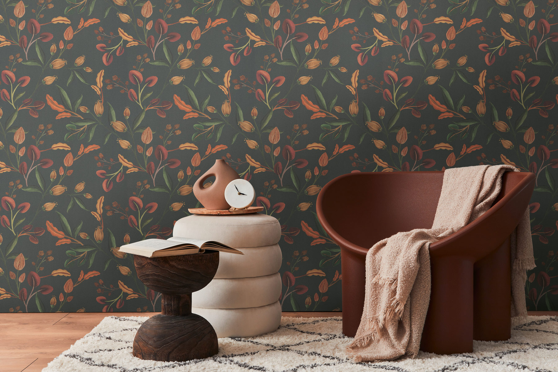 AS Vliestapete Anna d'Andrea Floral Grün 782112