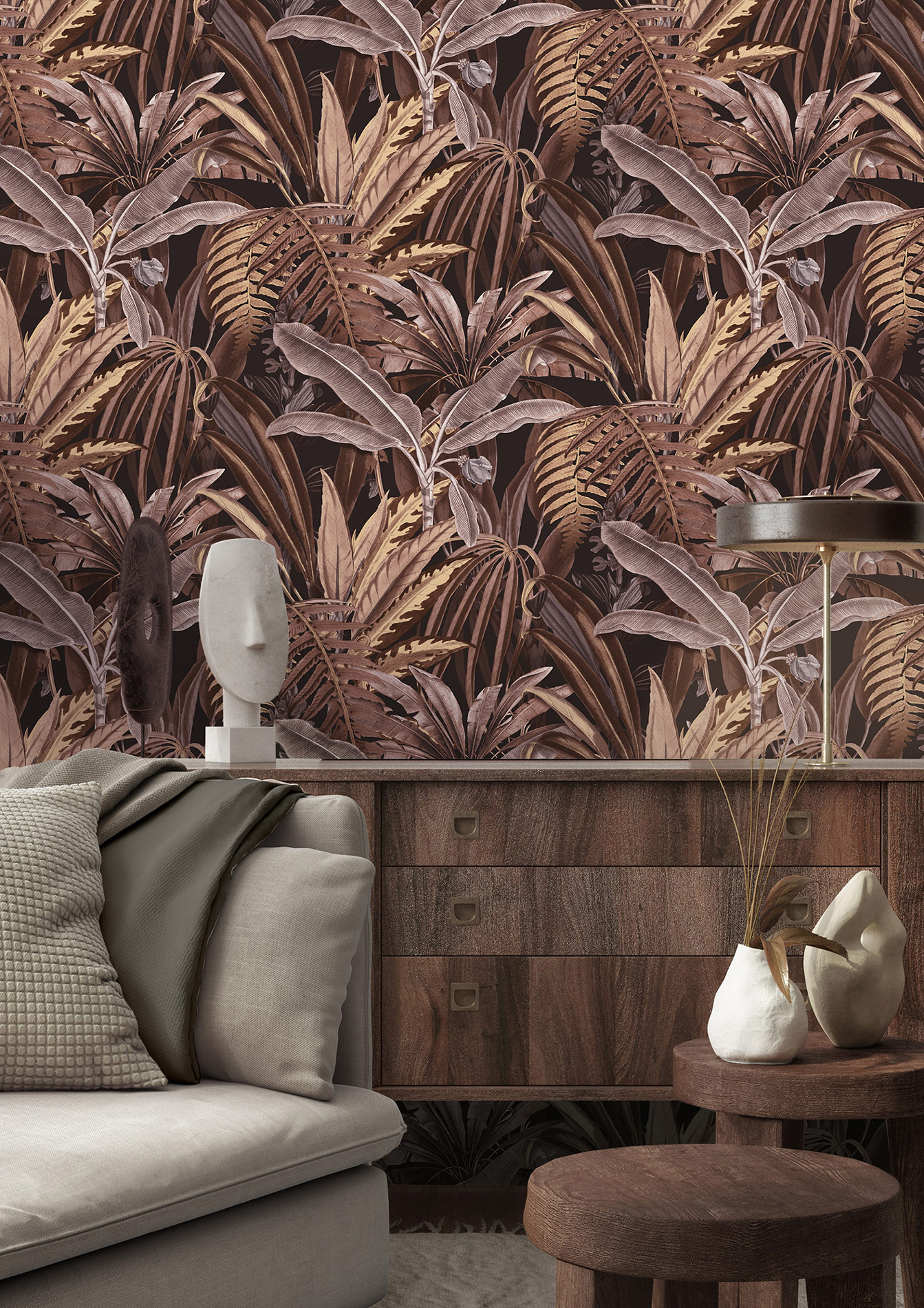 Rasch Vliestapete Symphony Braun-Dunkelbraun 689518