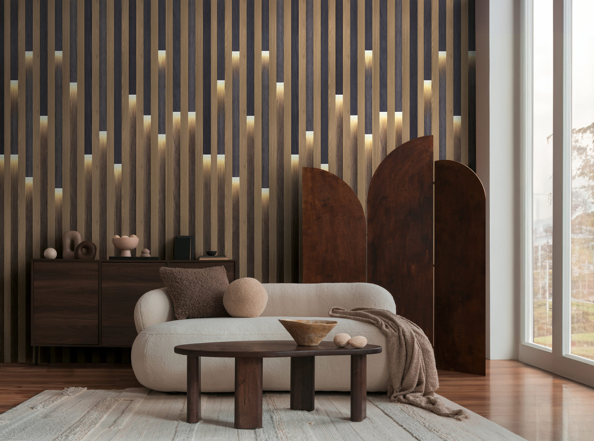 AS Fototapete The Wall 4 3D Optik Braun 781221
