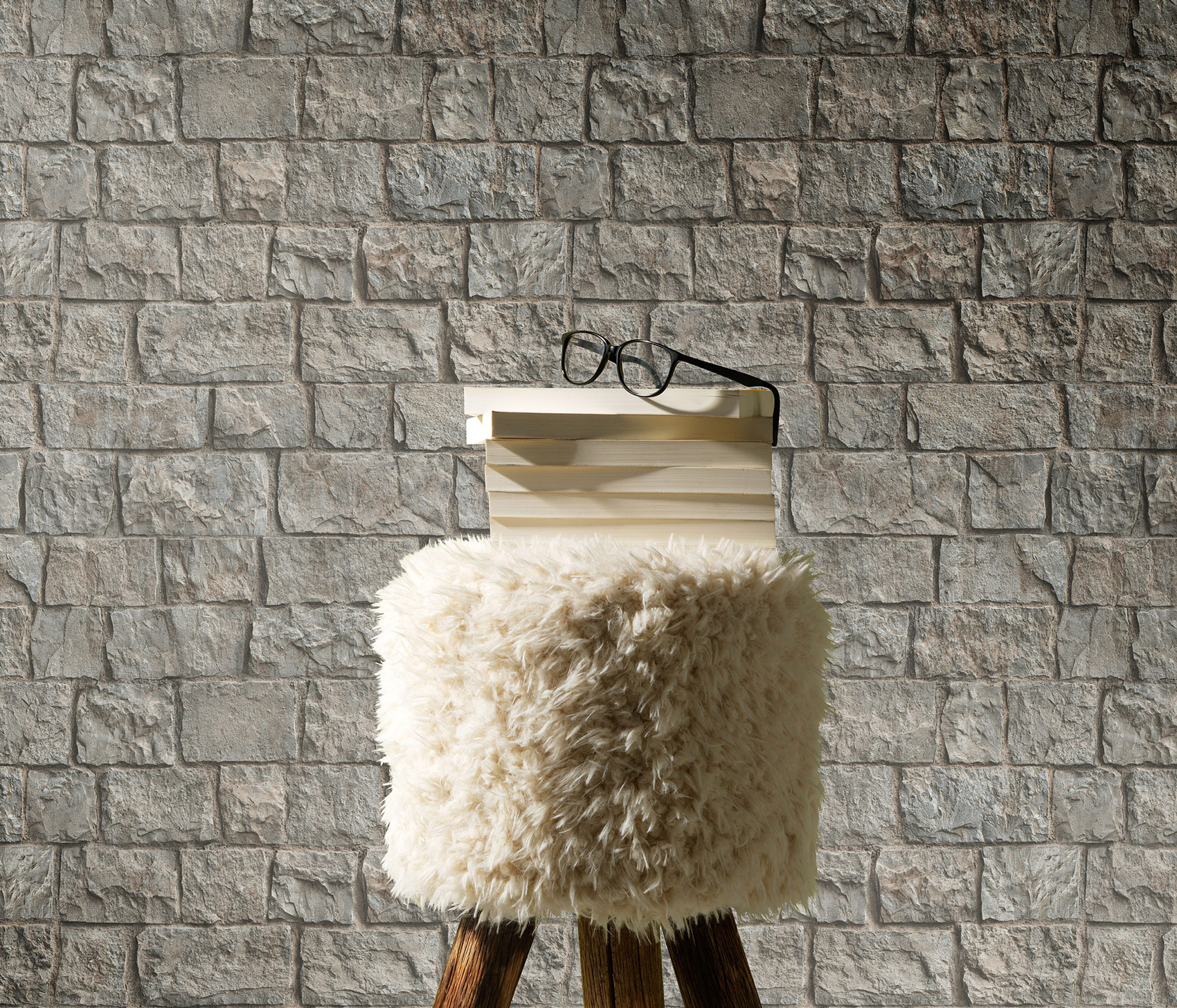 Erismann Vliestapete Steinoptik beige 1039402