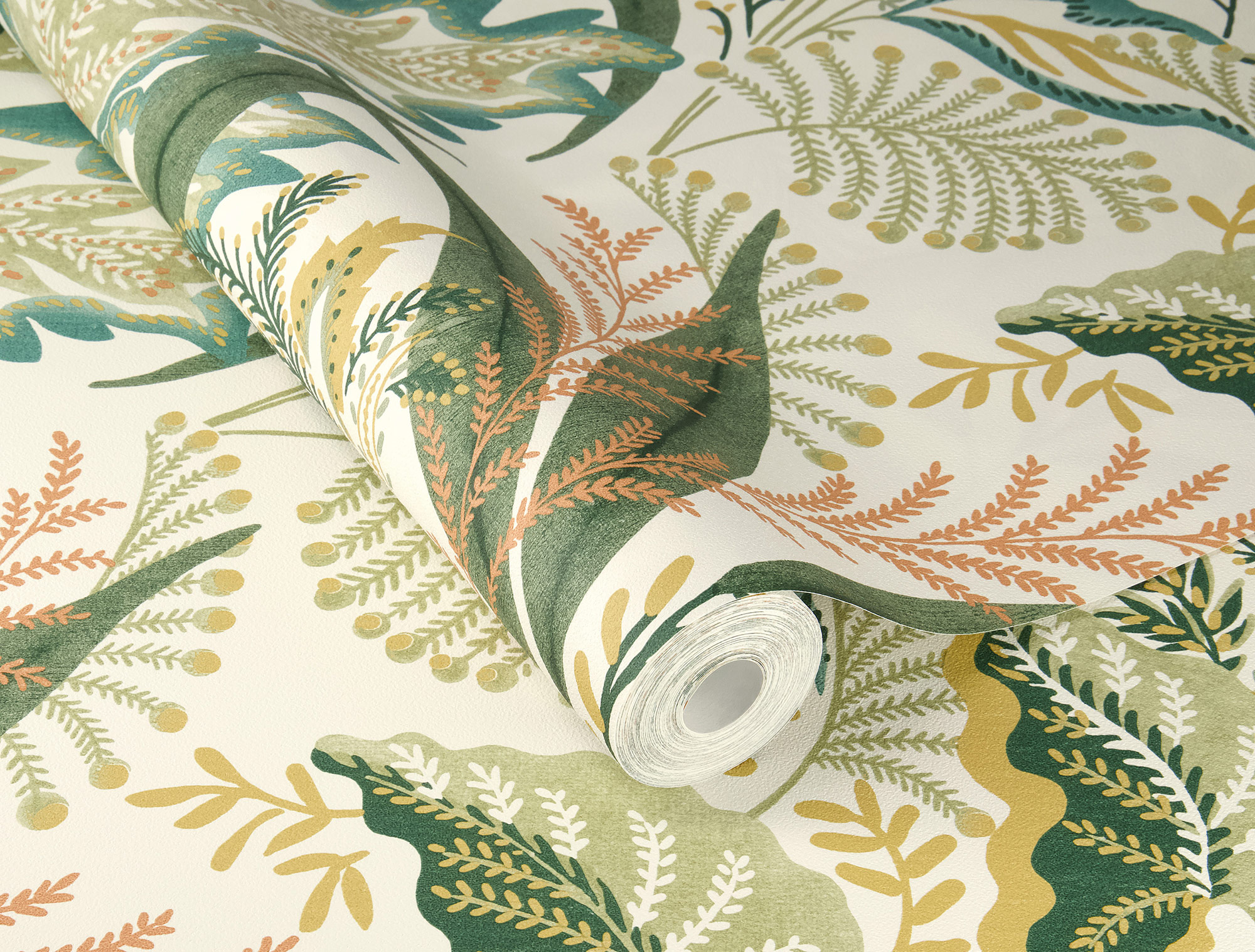 Rasch Vliestapete Beltesto Grün moosgrün Botanical 794762