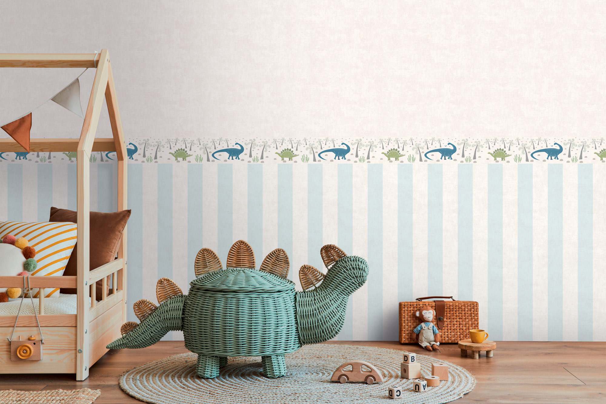 AS Borte Bordüre Lilly & Luis Kinderzimmer Bunt 771411