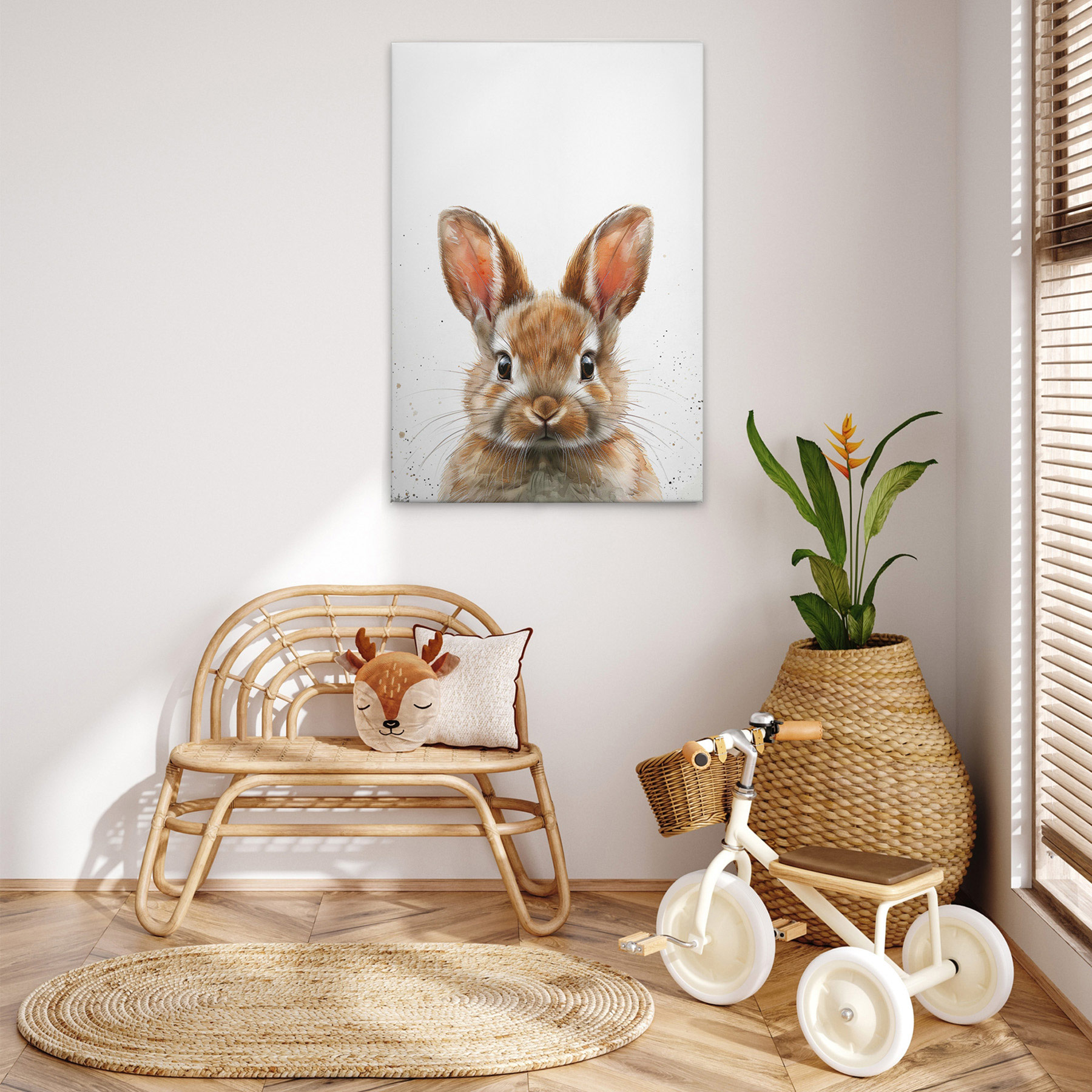 AS Leinwandbild Black Baby Bunny DD133001