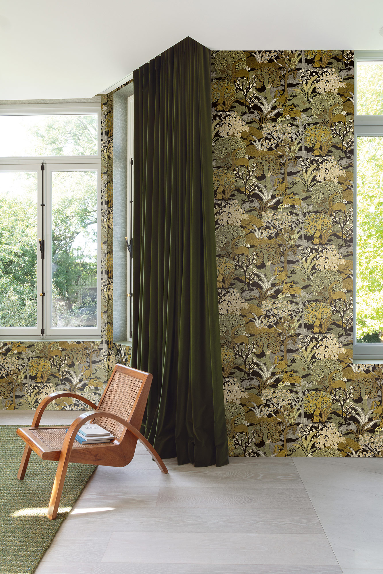 Masureel Vliestapete Amazone Fabulo Olive ZON505