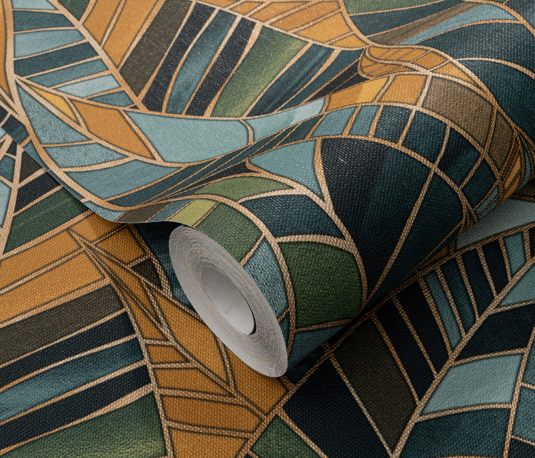 Erismann Vliestapete Elle 4 grün Blätter 1044619