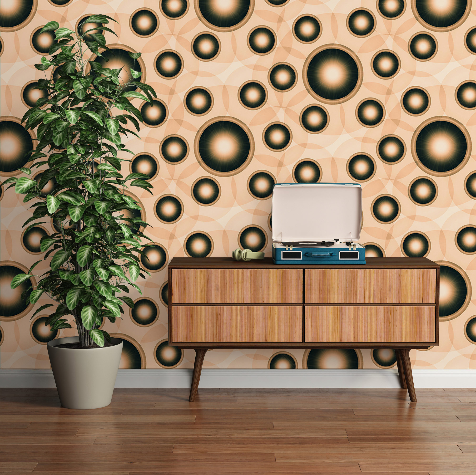 AS Fototapete Atelier 47 CircleArt Retro DD117290