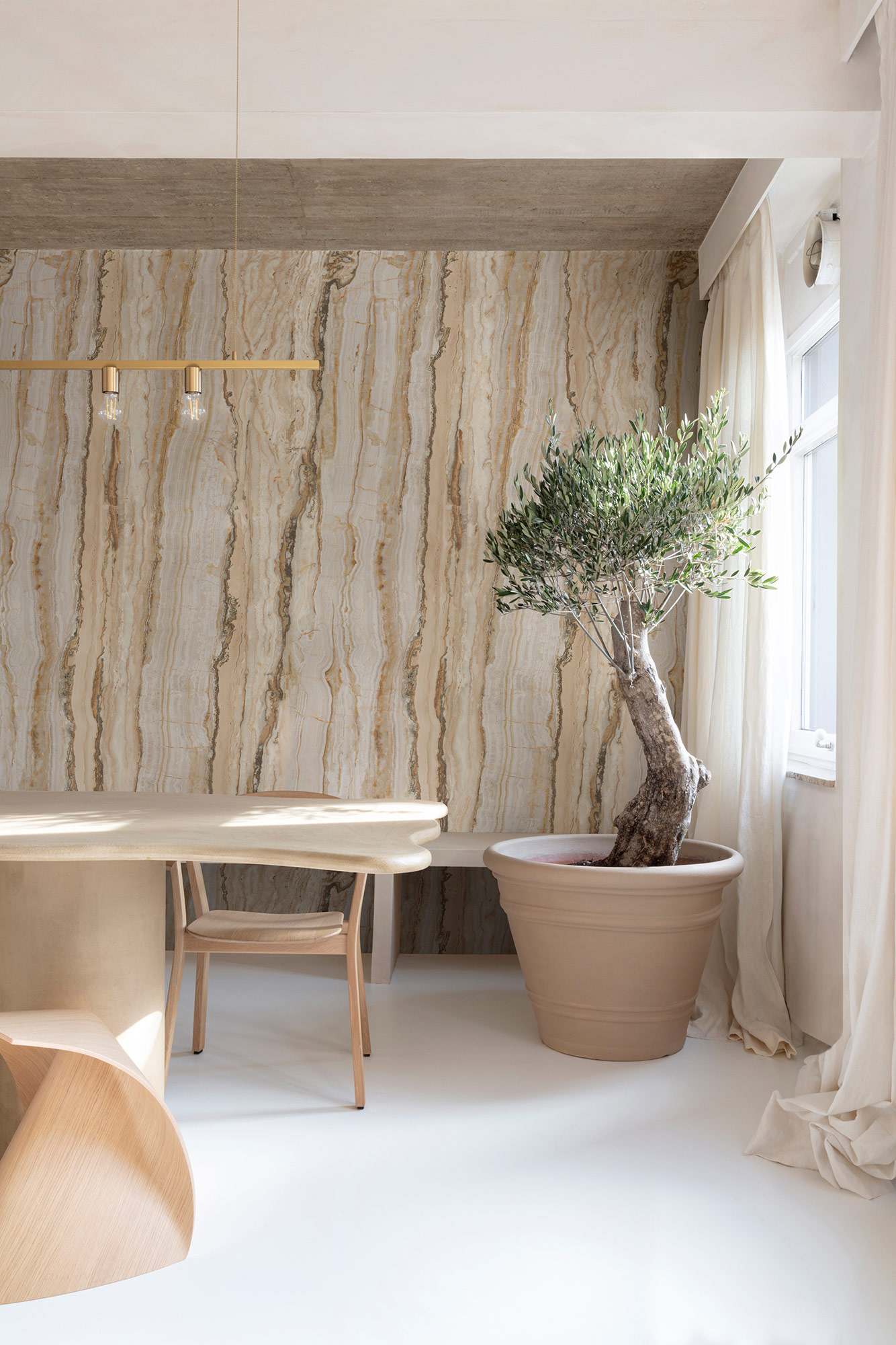 Grandeco Wandbild Eine Rolle ein Motiv 2 Maserung A50801