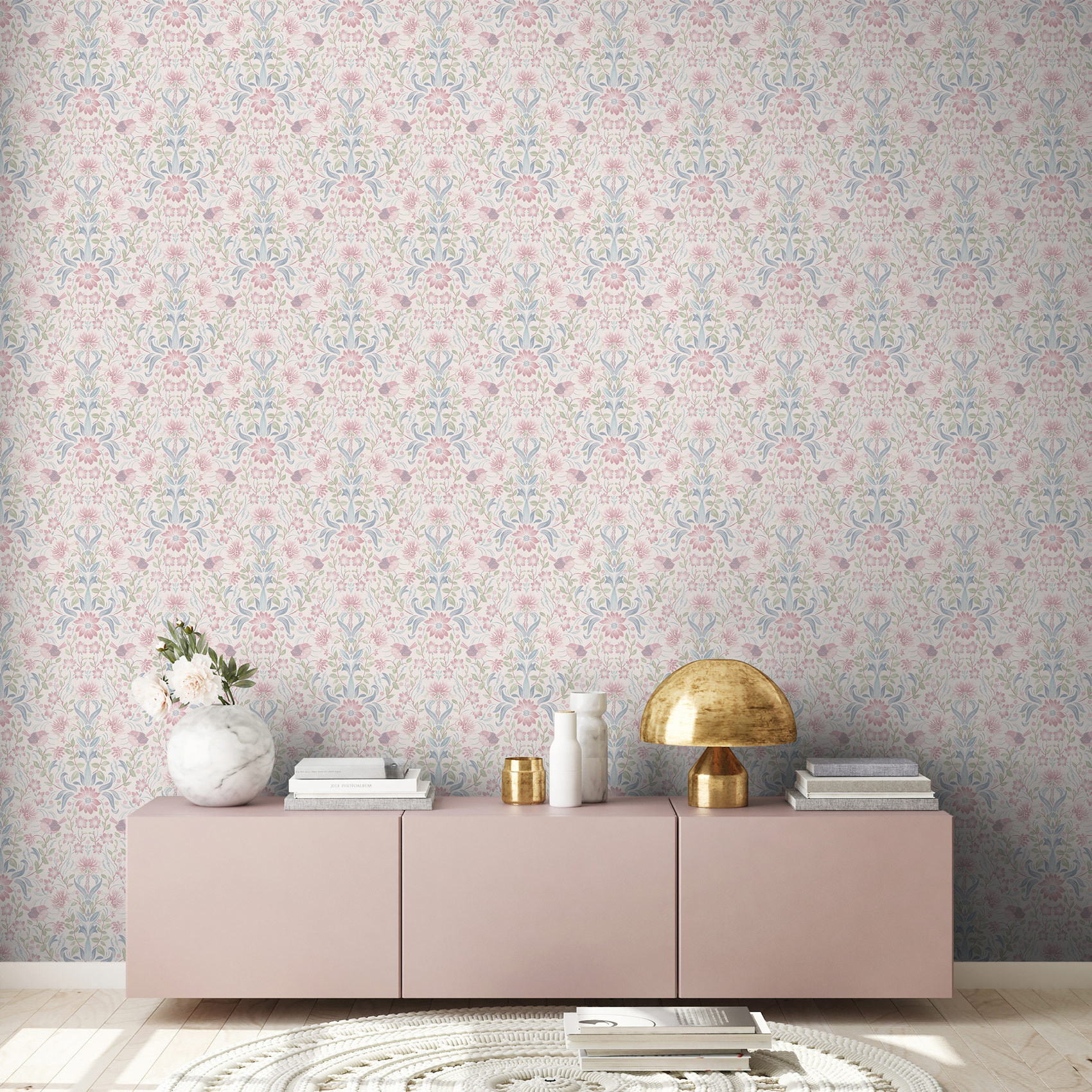 AS Vliestapete Maison Charme Floral creme 390753