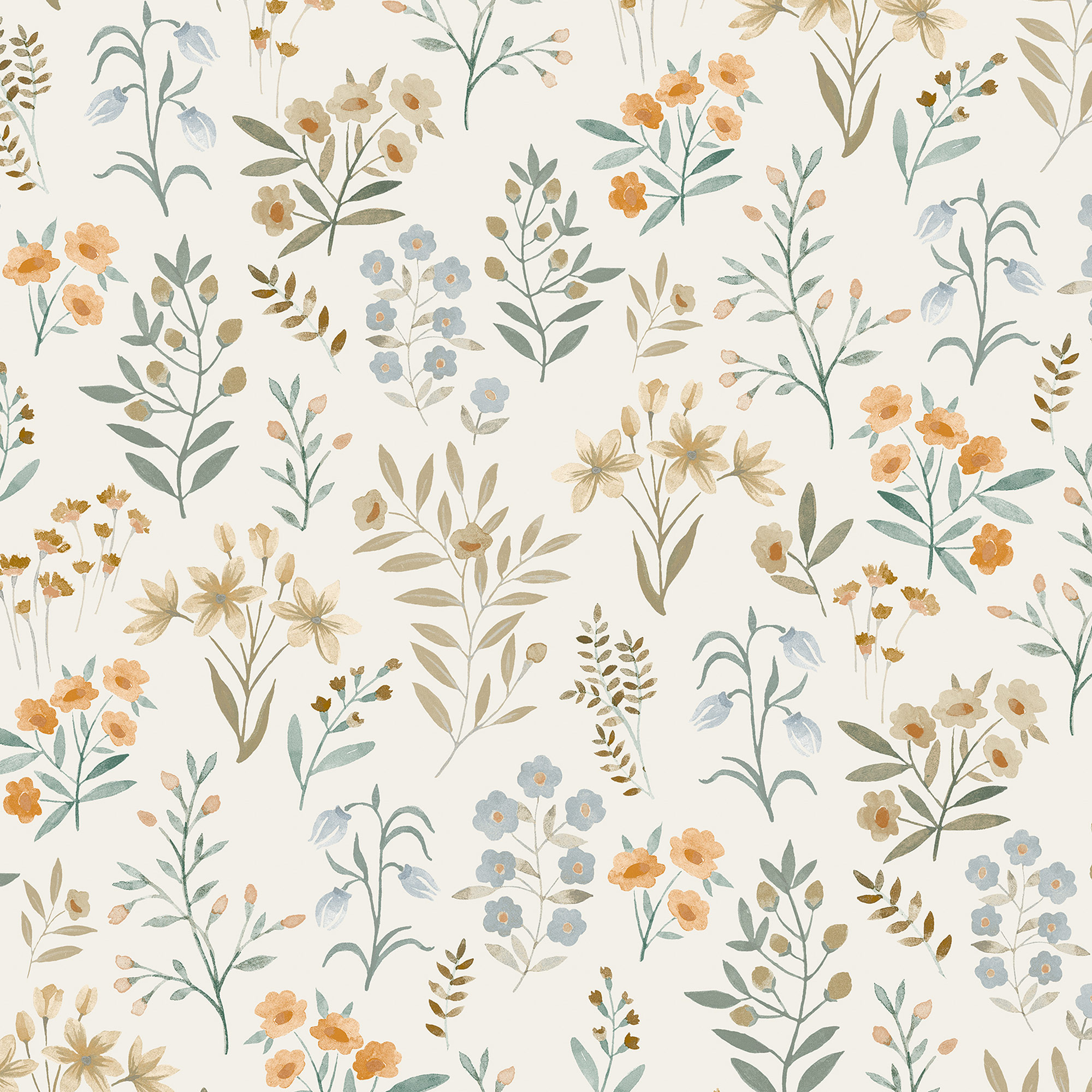 Grandeco Vliestapete Inia Blumen A80101