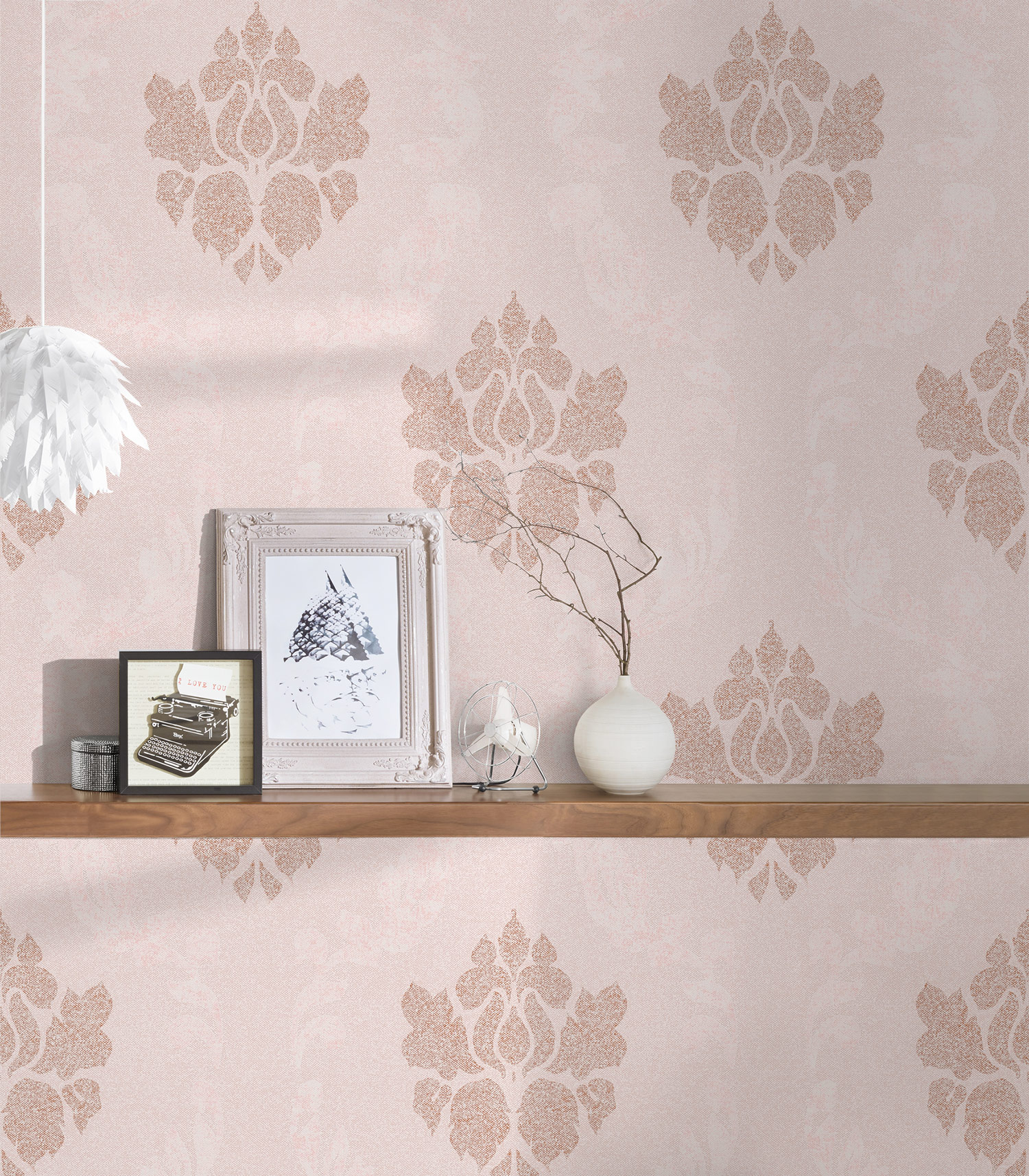 AS Vliestapete New Elegance rose Barocktapete 375525