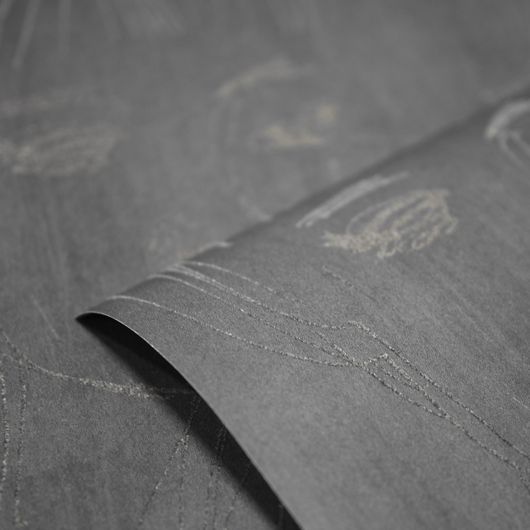 Hohenberger Vliestapete Perlen Artist Lily Anthrazit 81375