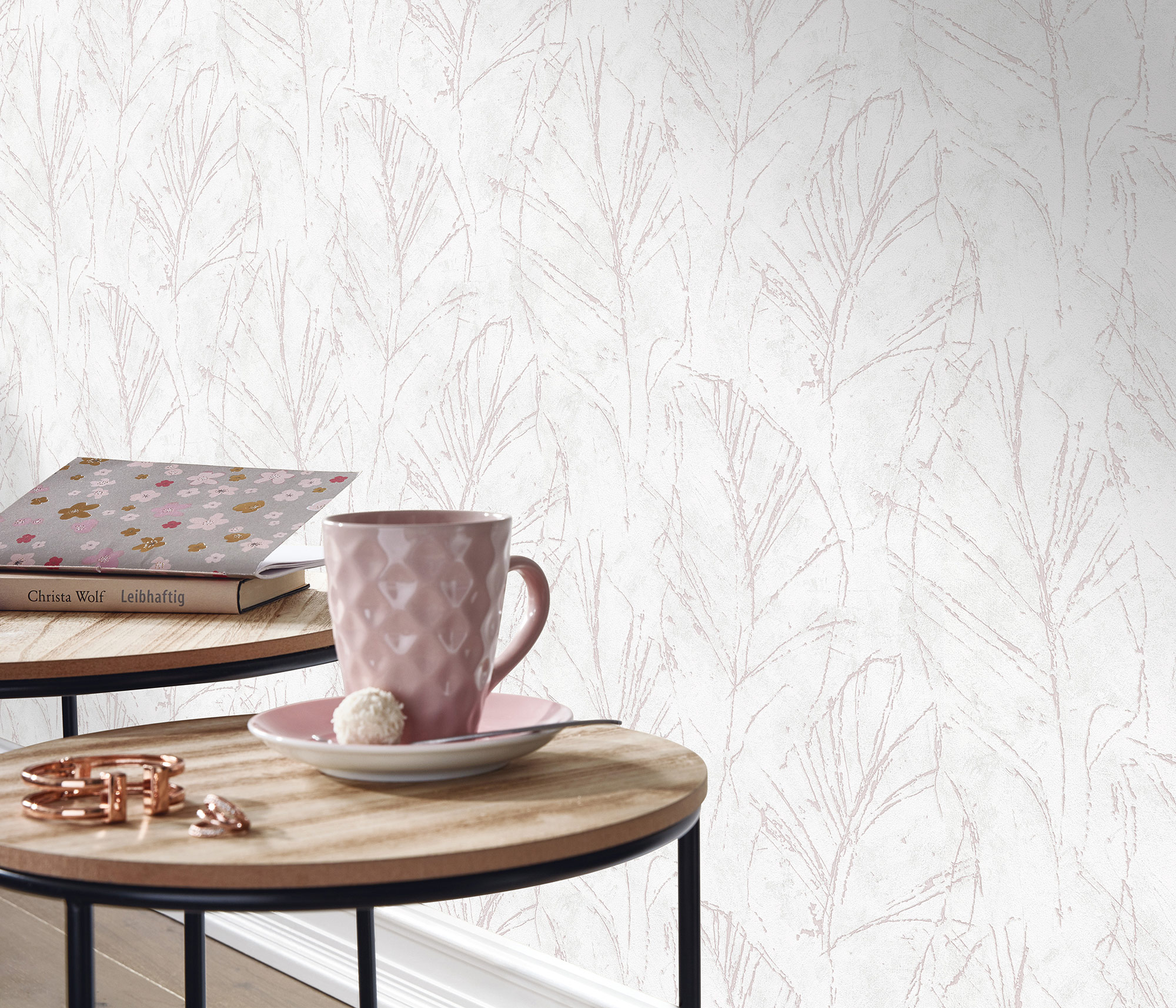 Erismann Vliestapete Evolution Strukturtapete rose 1032105