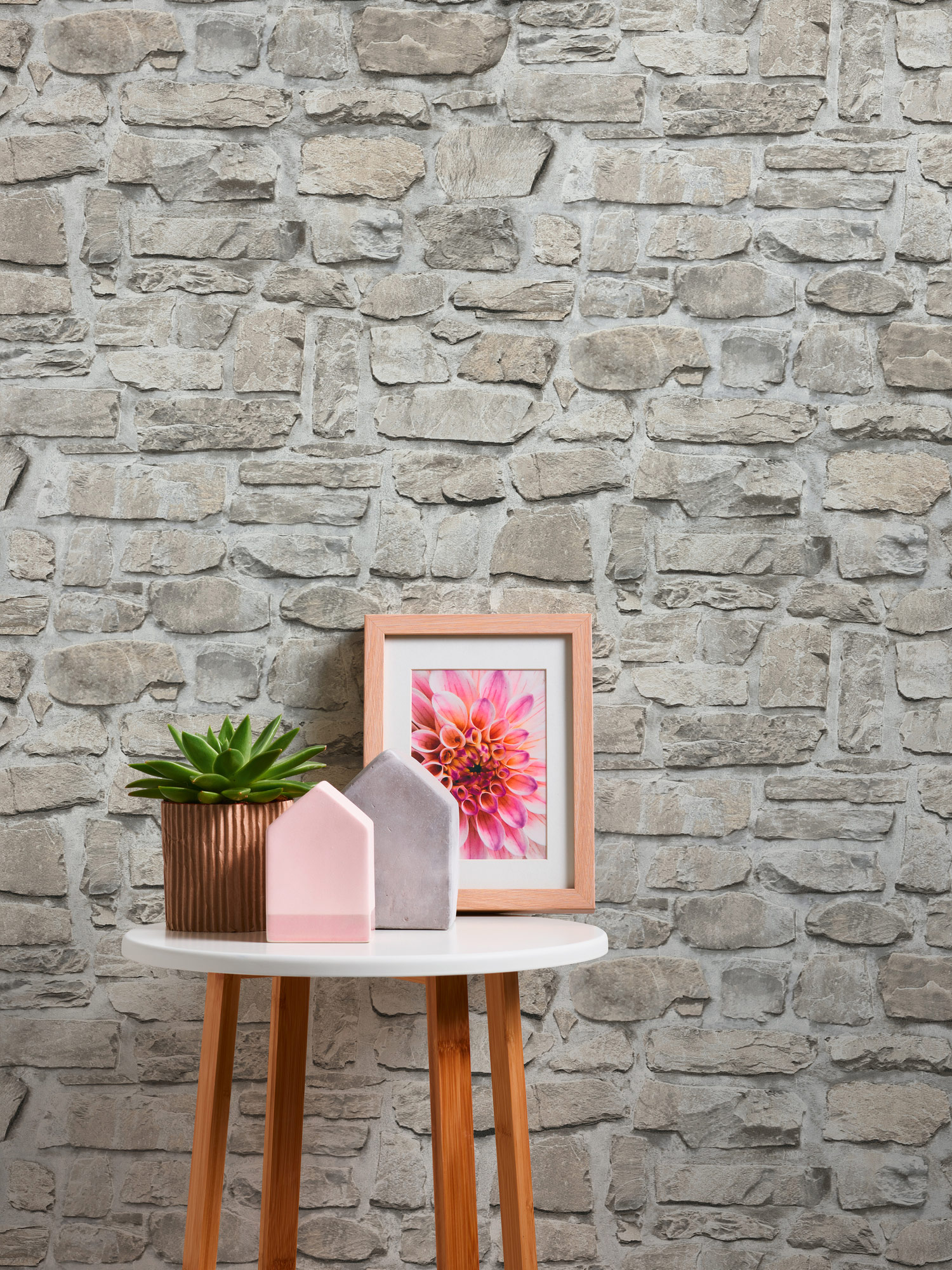 AS Vliestapete Elements 2 Steintapete Grau 363702