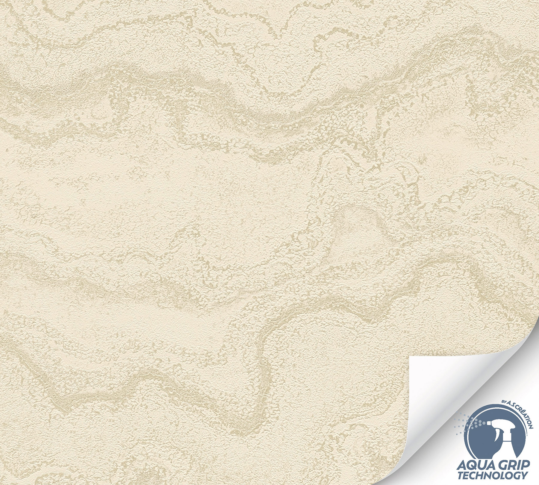 AS Vliestapete Cosiness Designdrop 2 Marmor Creme 793166