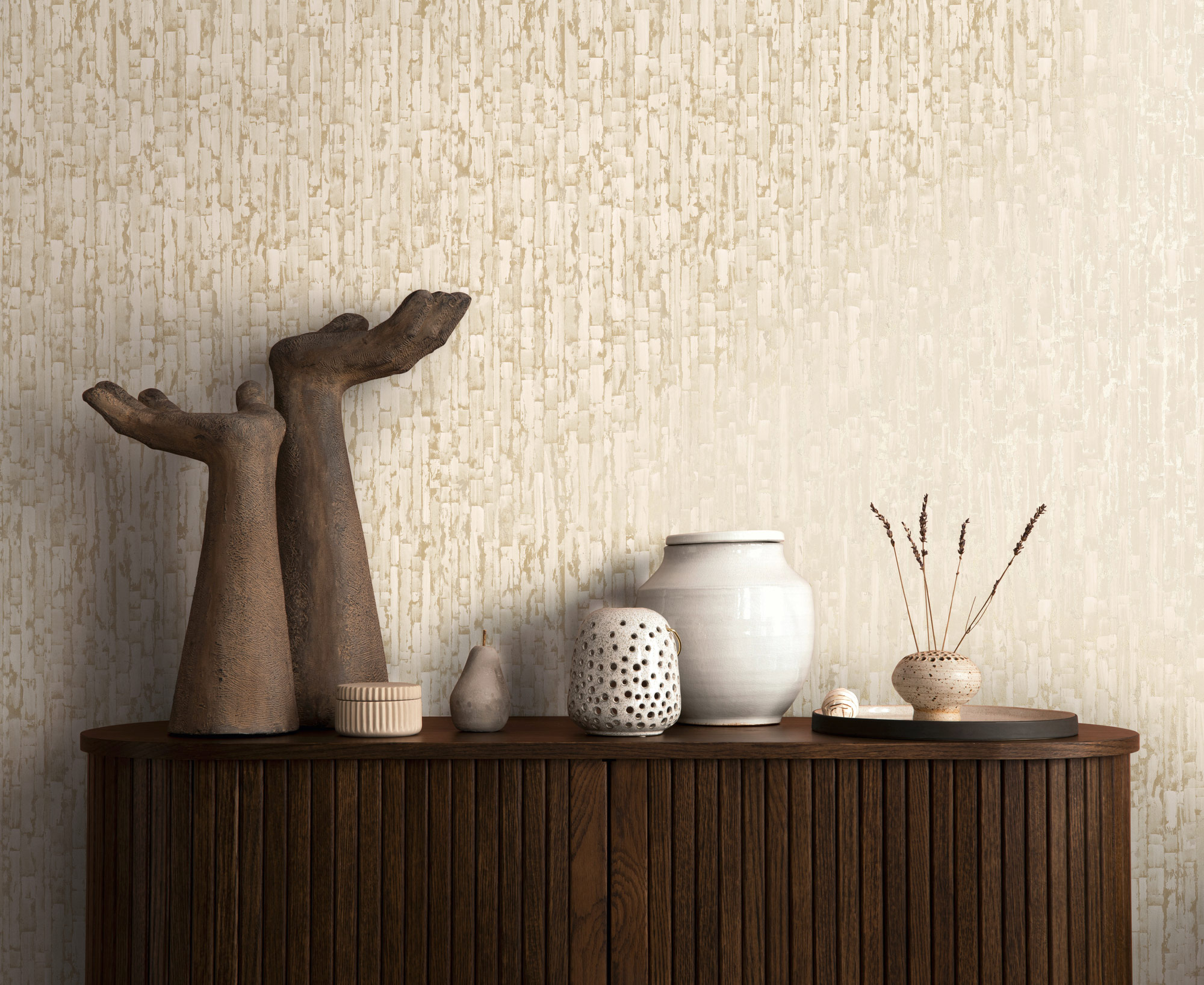 AS Vliestapete MS Hot Spots Modern Creme 786661