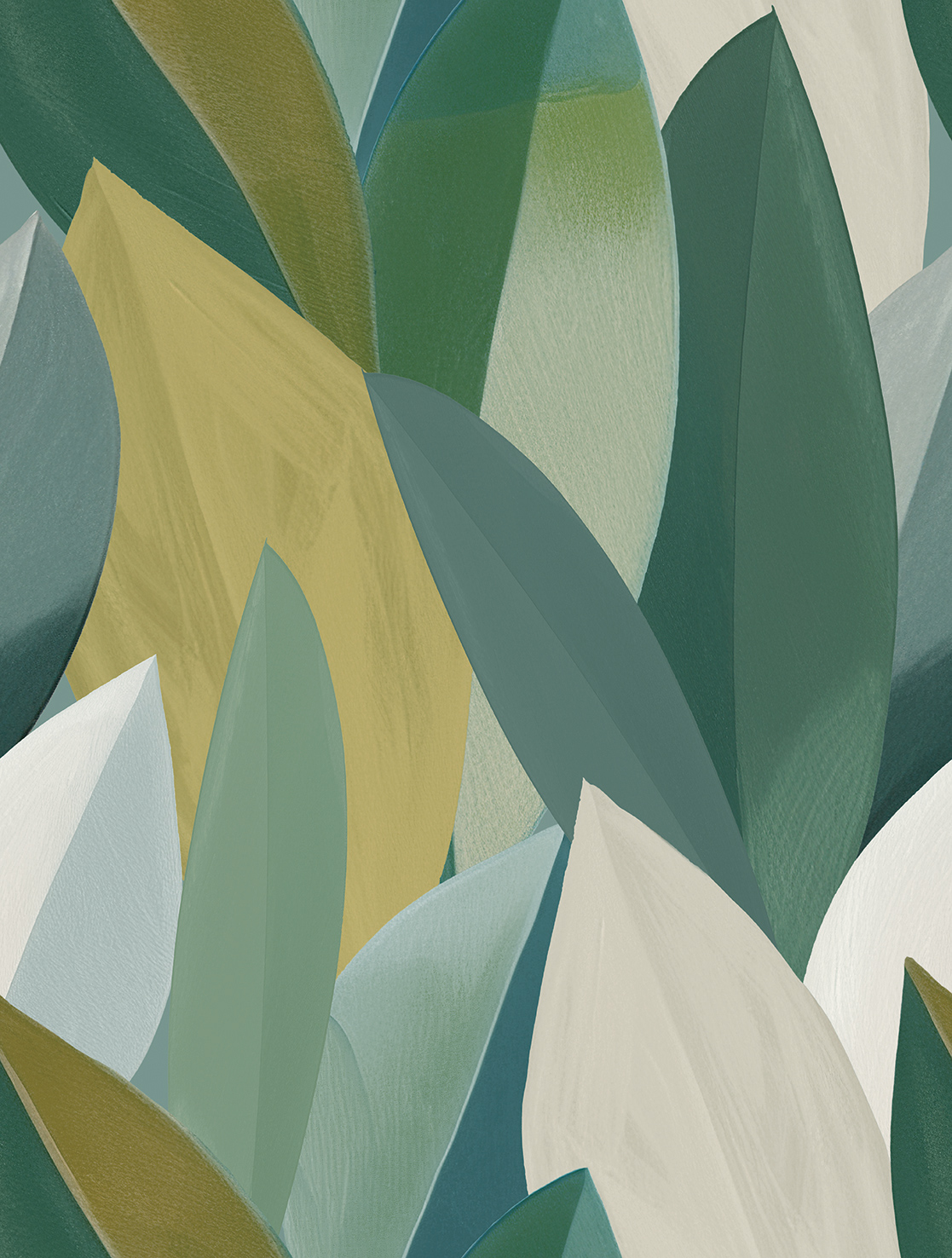 Decoprint Fototapete Serenity Blätter SYD27596