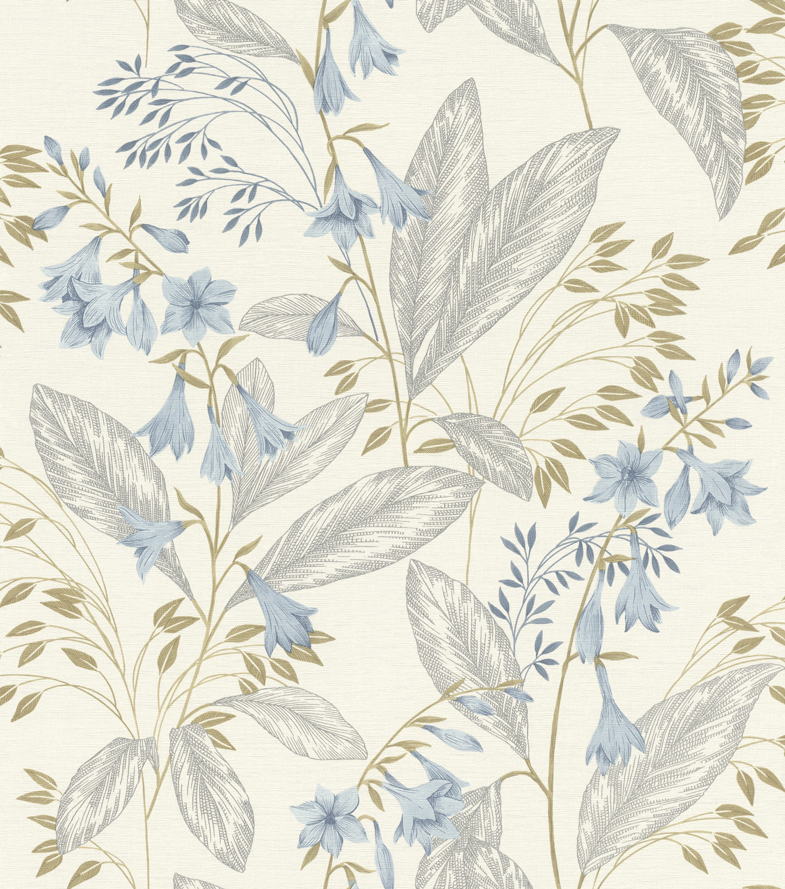 Rasch Vliestapete Beltesto Blau Floral 794441