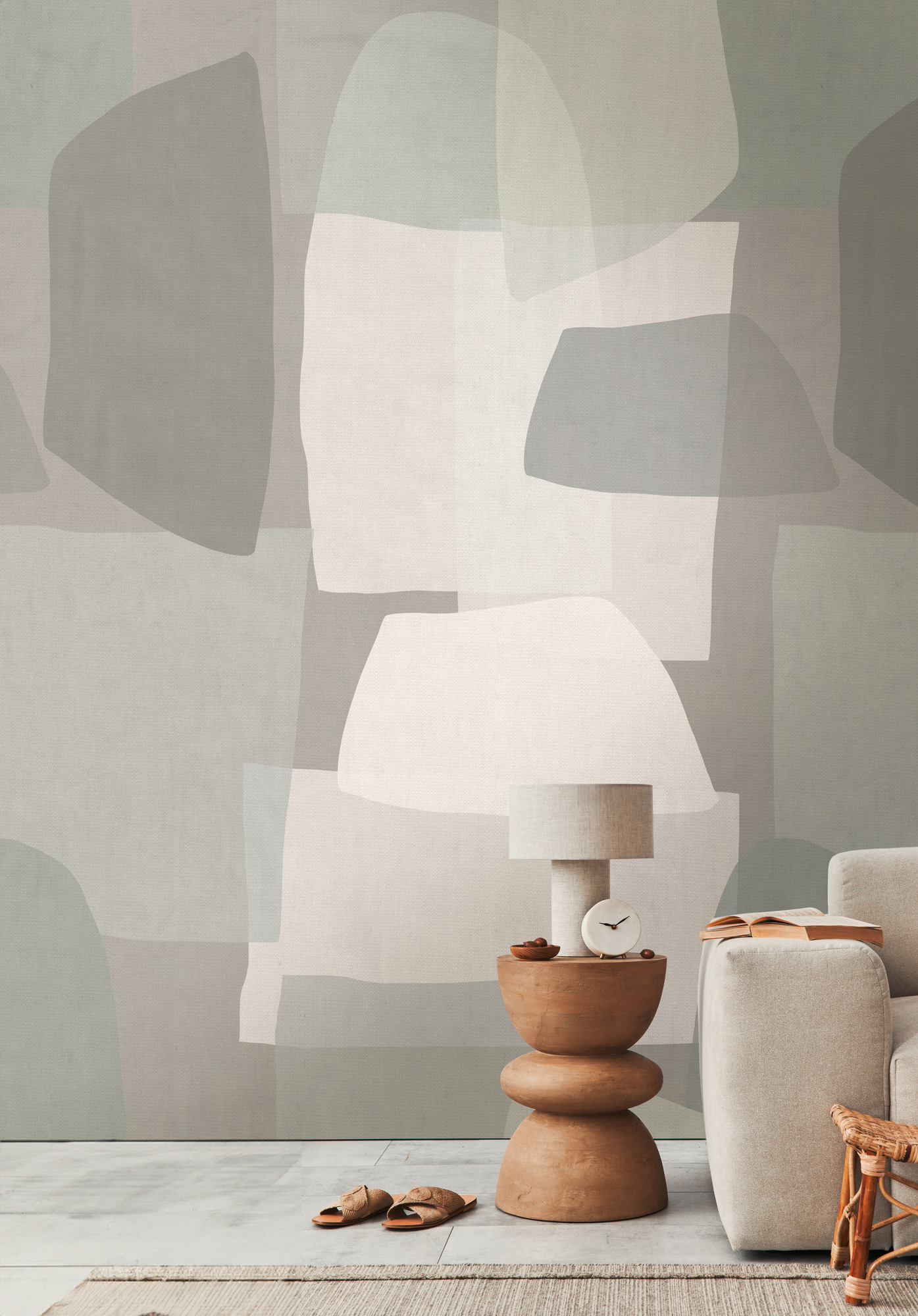 AS Vliestapete Anna d'Andrea Abstrakt Grau 782062