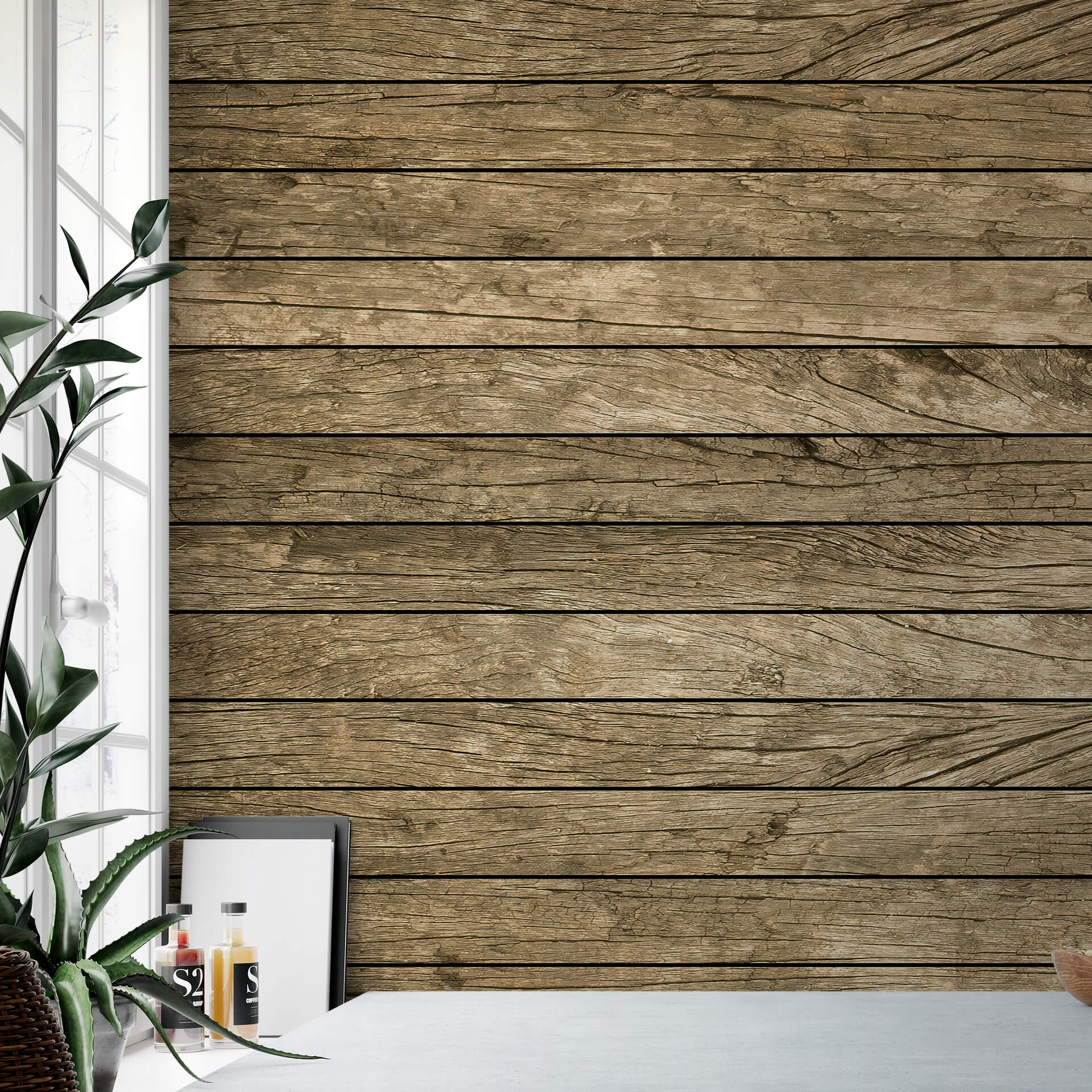 AS Fototapete Designwalls 2.0 Vintage Aged Wooden Wall  DD11