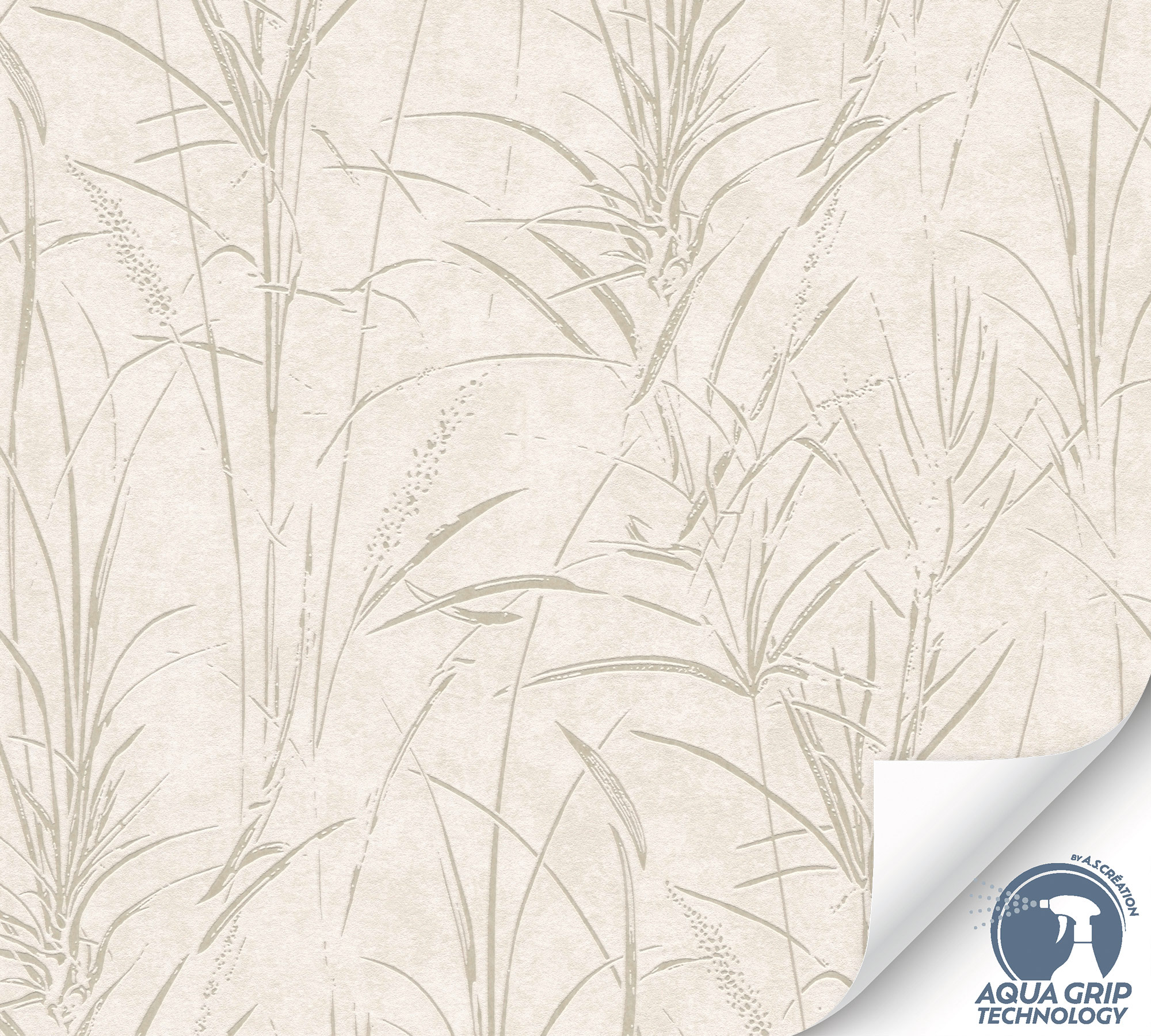 AS Vliestapete Cosiness Designdrop 2 Floral Creme 792821