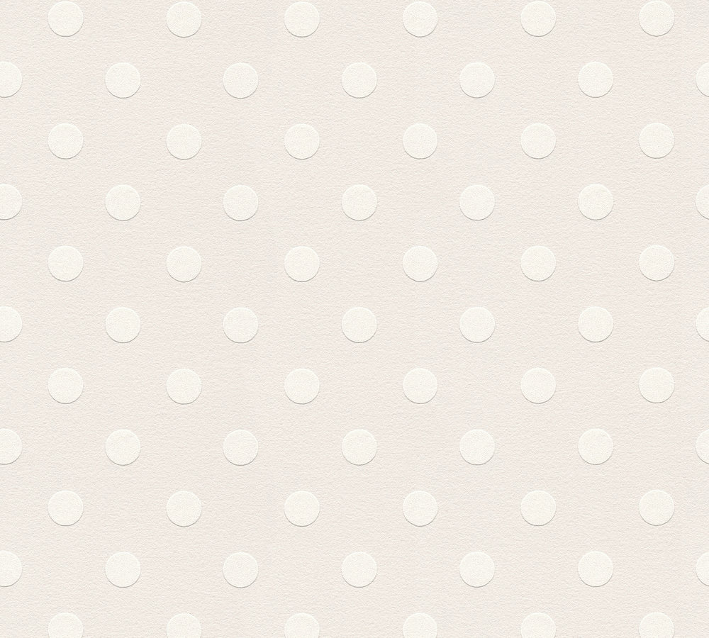 Thomas Vliestapete Dots beige/weiss TLT011 - 363366