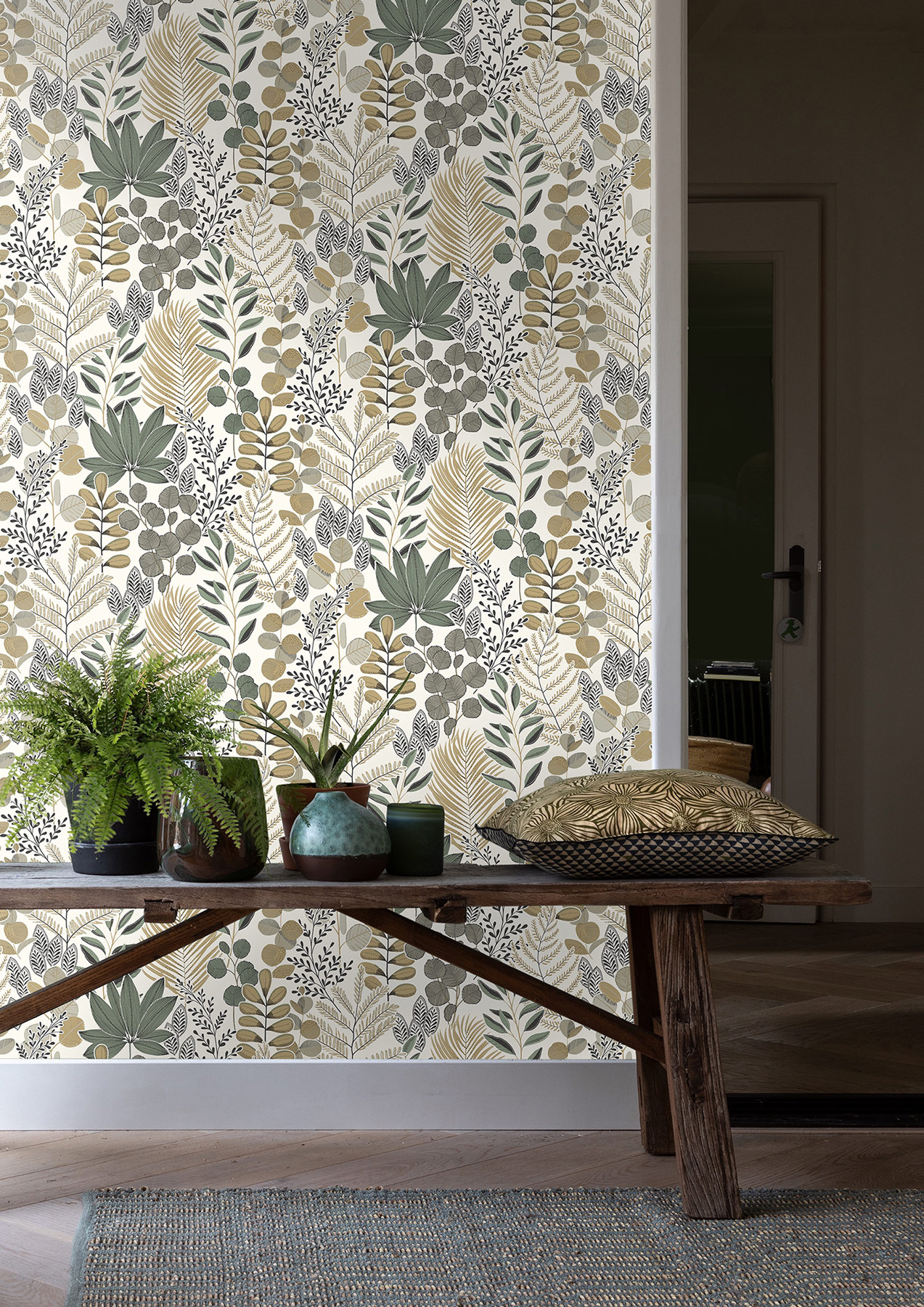 Rasch Vliestapete Symphony Grün-Salbei 465334