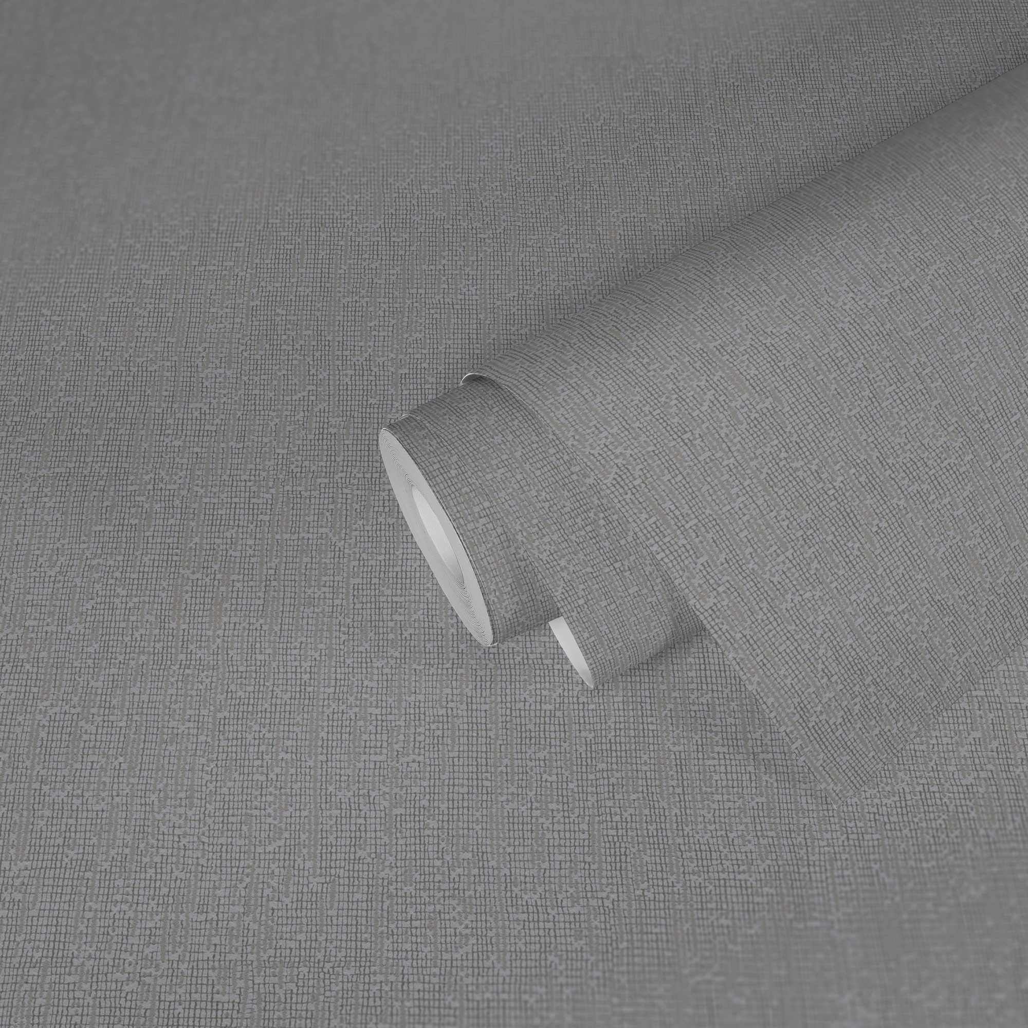 AS Vliestapete #Hygge Unitapete Grau 385991