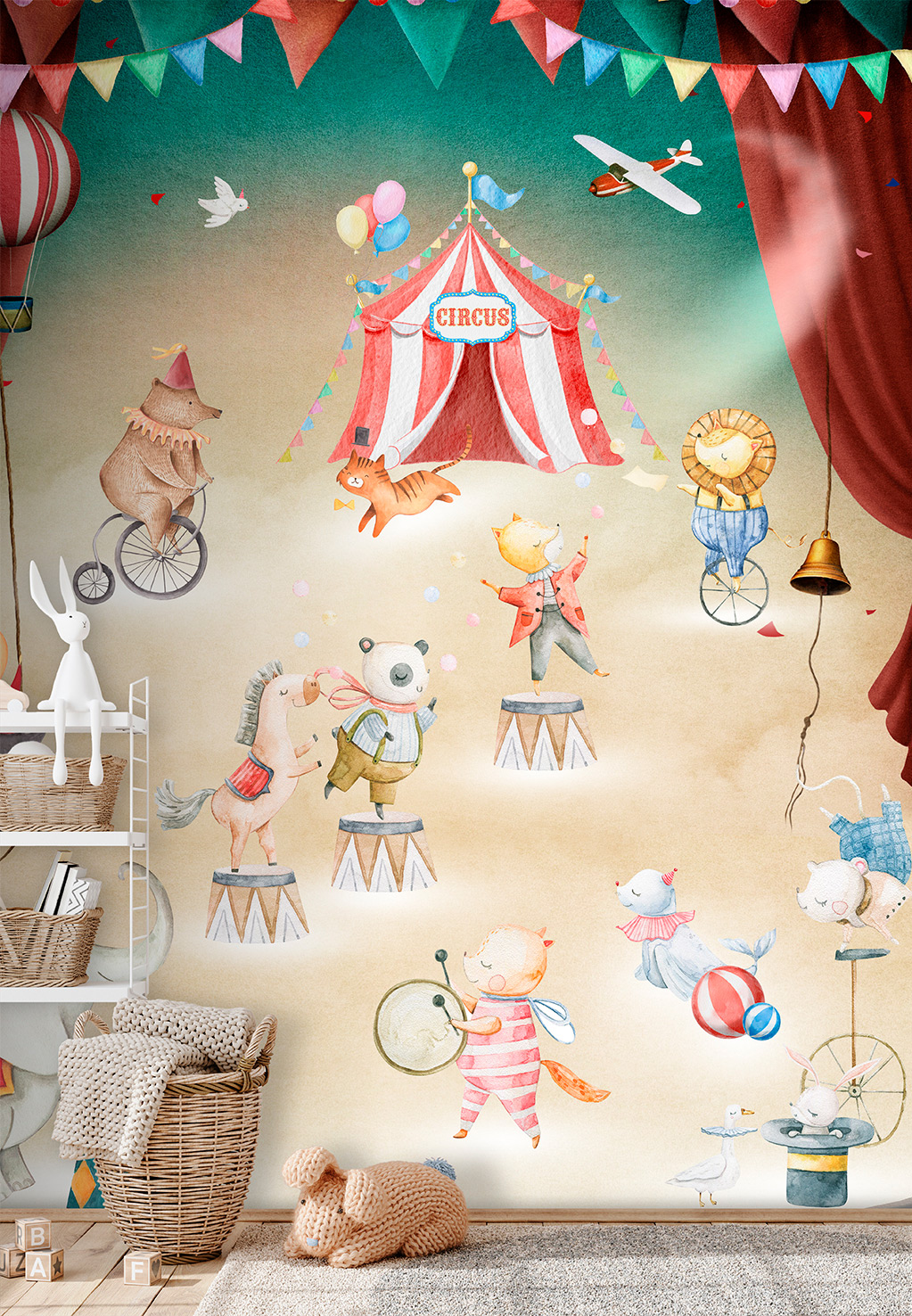 Decoprint Fototapete Cute Walls Zierkus CW60561