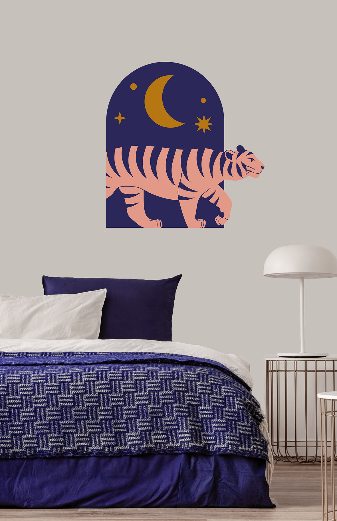 Thomas Fototapete Platin Formen  Tiger pink