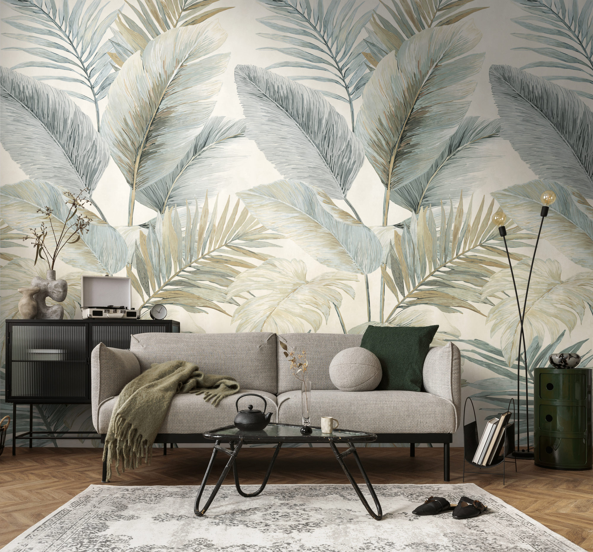 AS Fototapete The Wall 4 Botanik Creme 792513