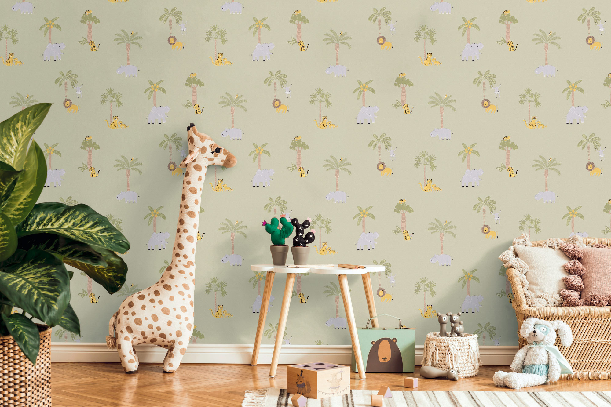 AS Vliestapete Kids Studio Kinderzimmertapete Grün 792622