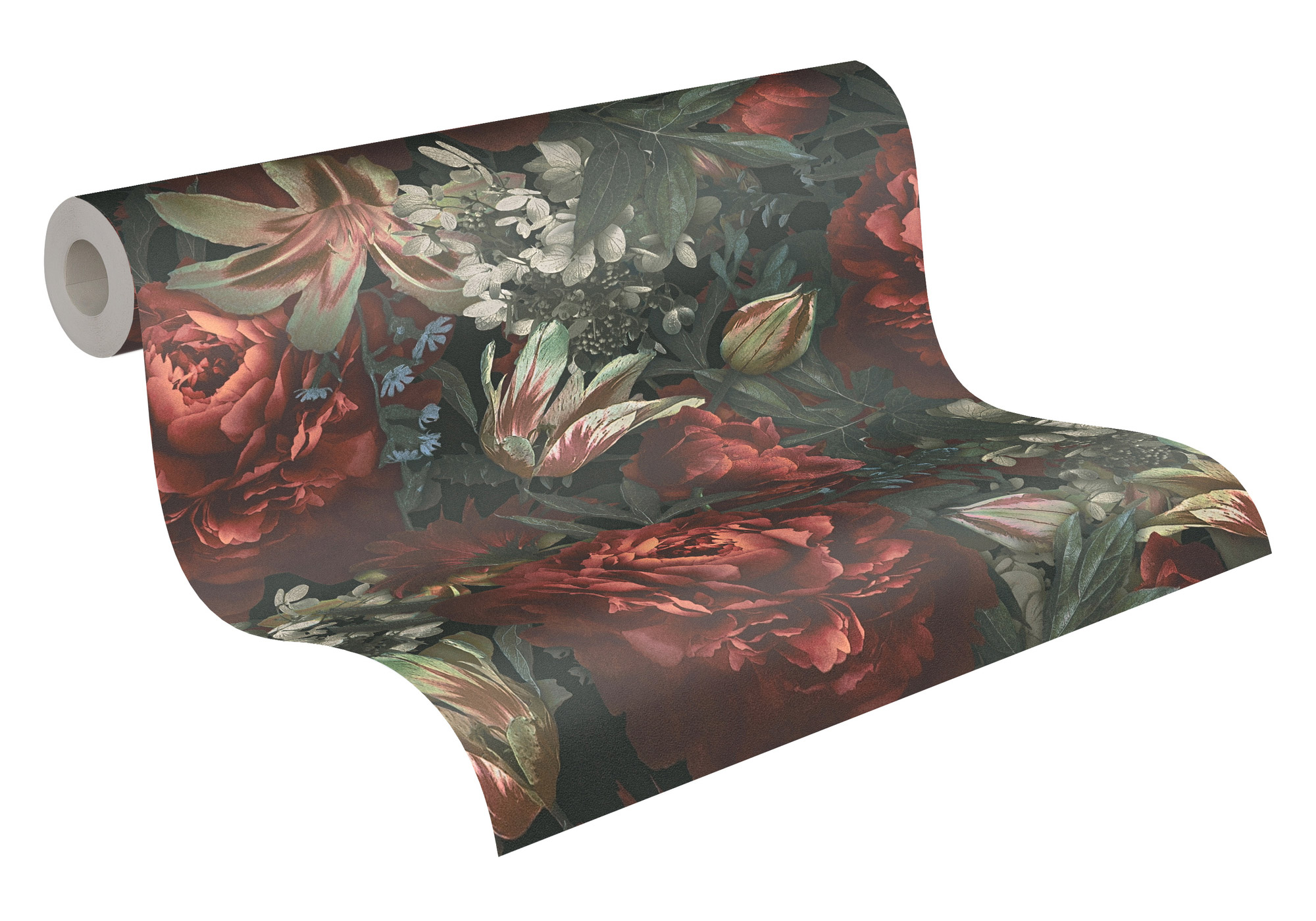 AS Vliestapete PintWalls Florale Tapete Rot 385091