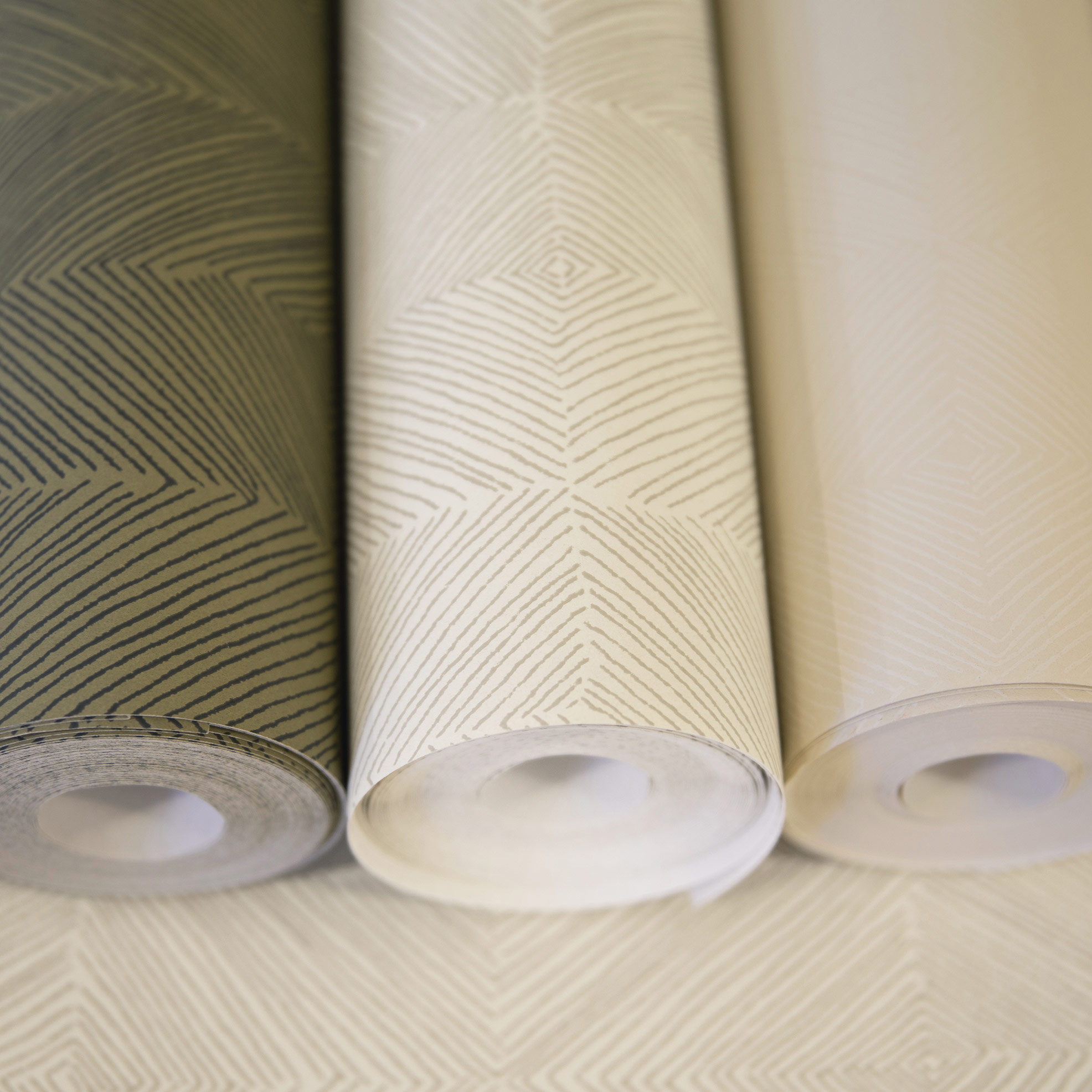 Hohenberger Vliestapete Chalk Rhompus Vanilla 65505